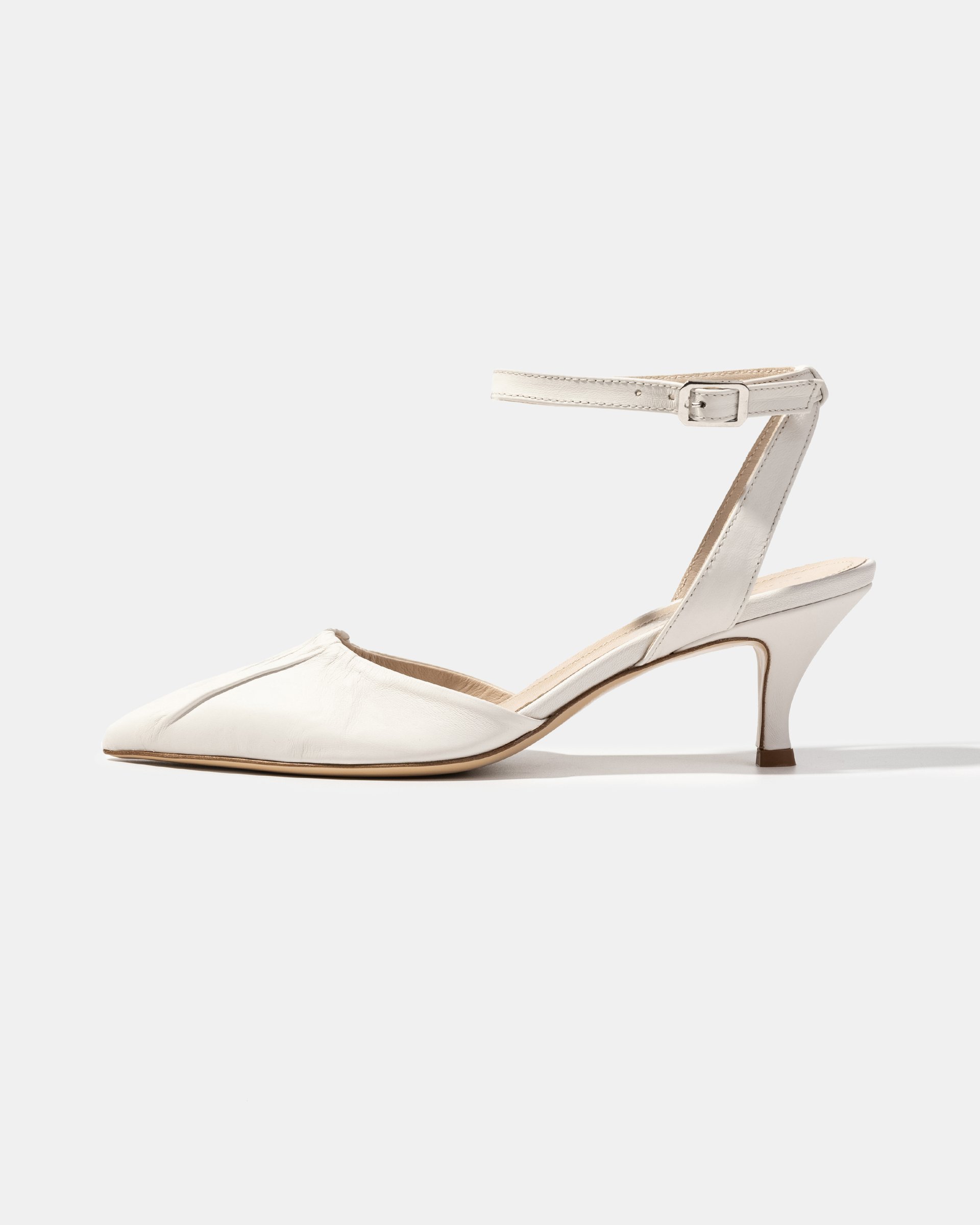 Белые туфли из натуральной кожи - Main image