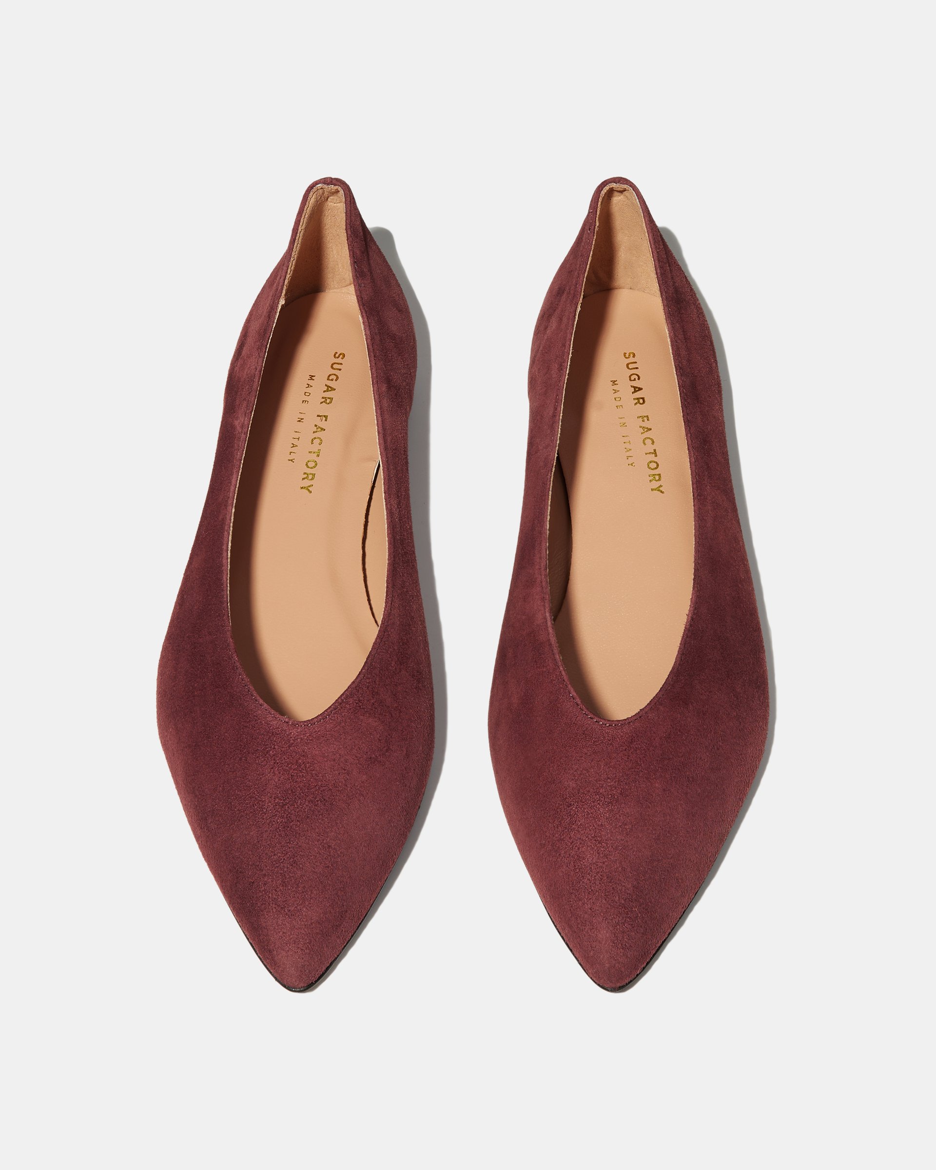 Туфли из замши винного оттенка - Image 3 of 5