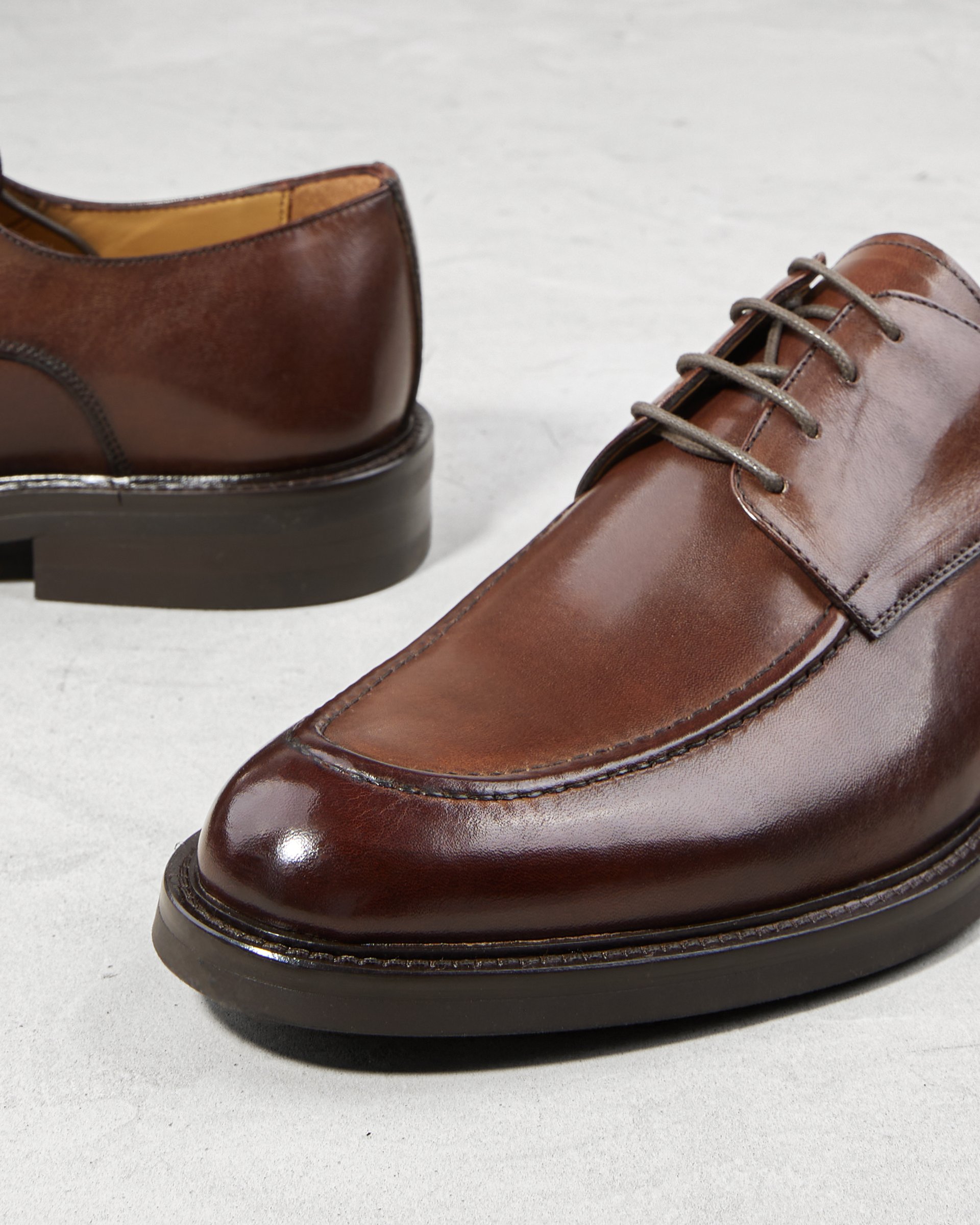 Коричневые туфли из натуральной кожи - Image 4 of 5