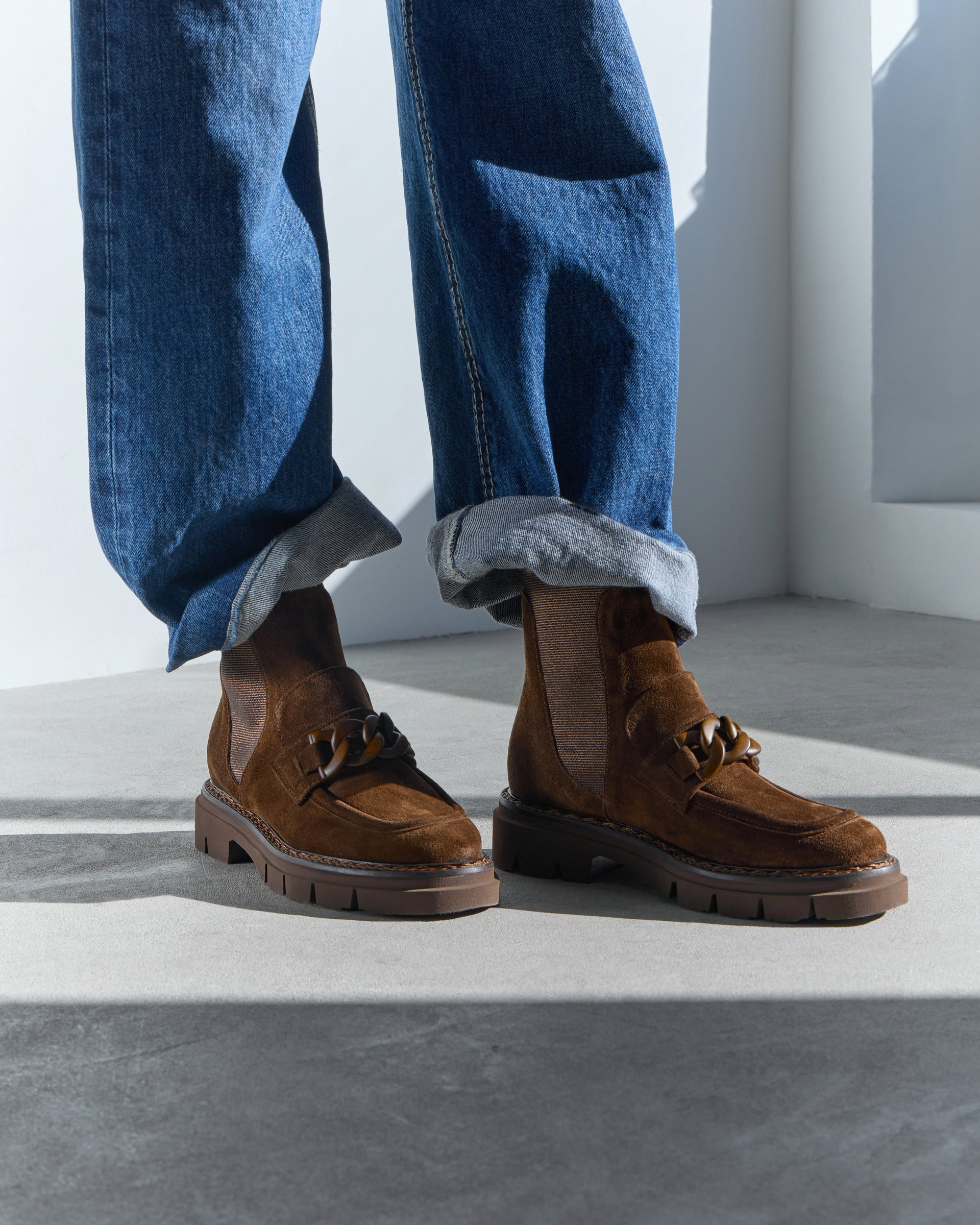 Коричневые замшевые ботинки - Image 6 of 6