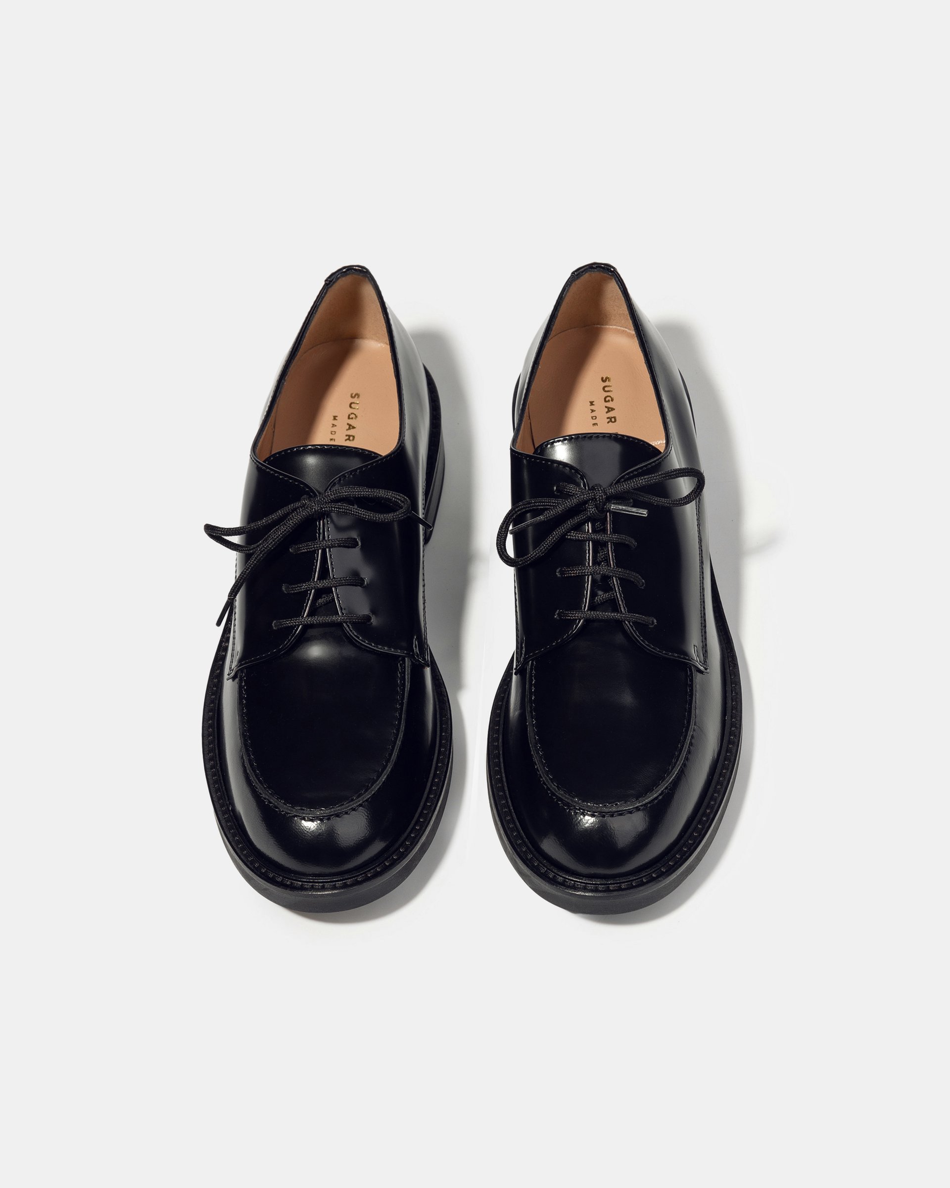 Классические чёрные кожаные туфли - Image 2 of 5