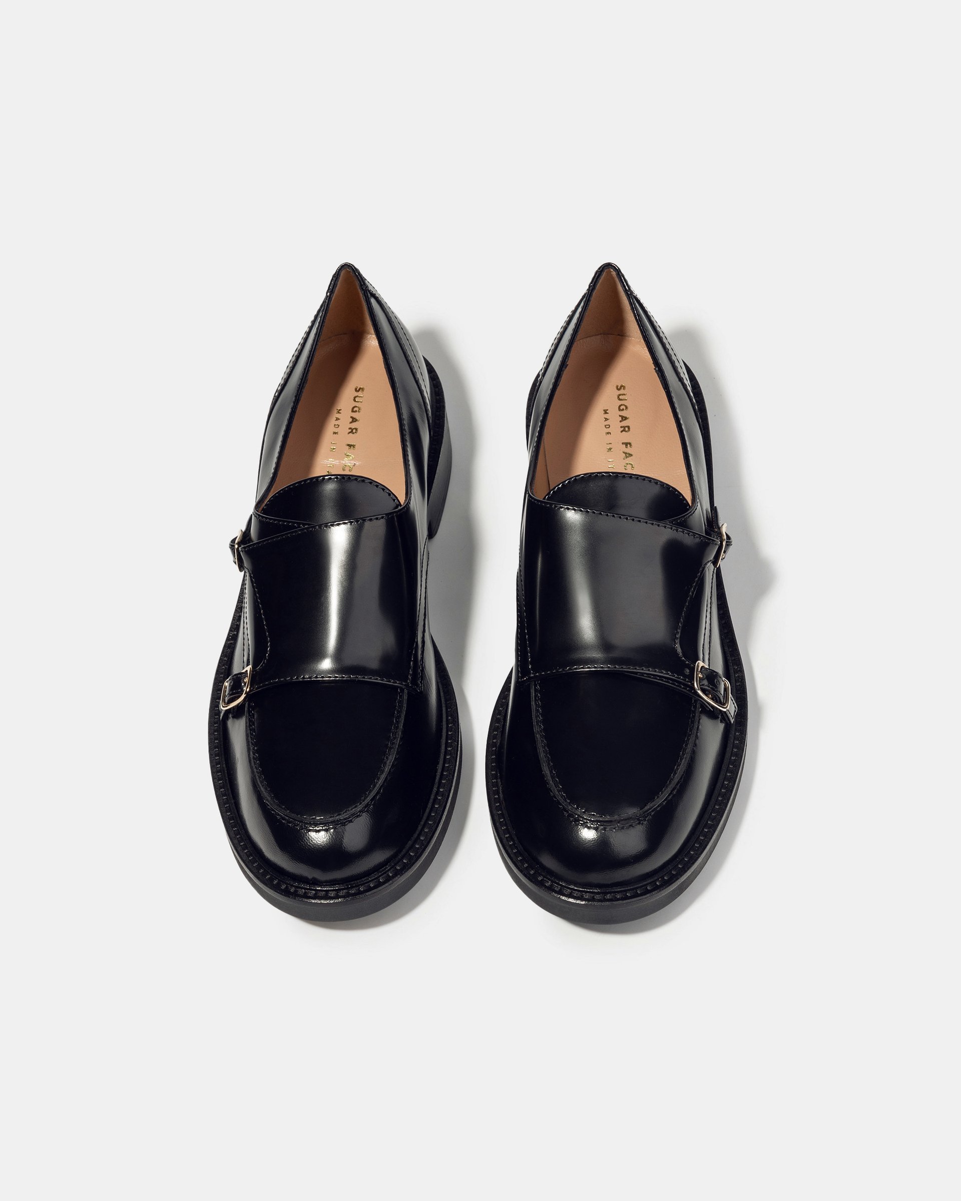 Черные кожаные туфли-монки - Image 3 of 5