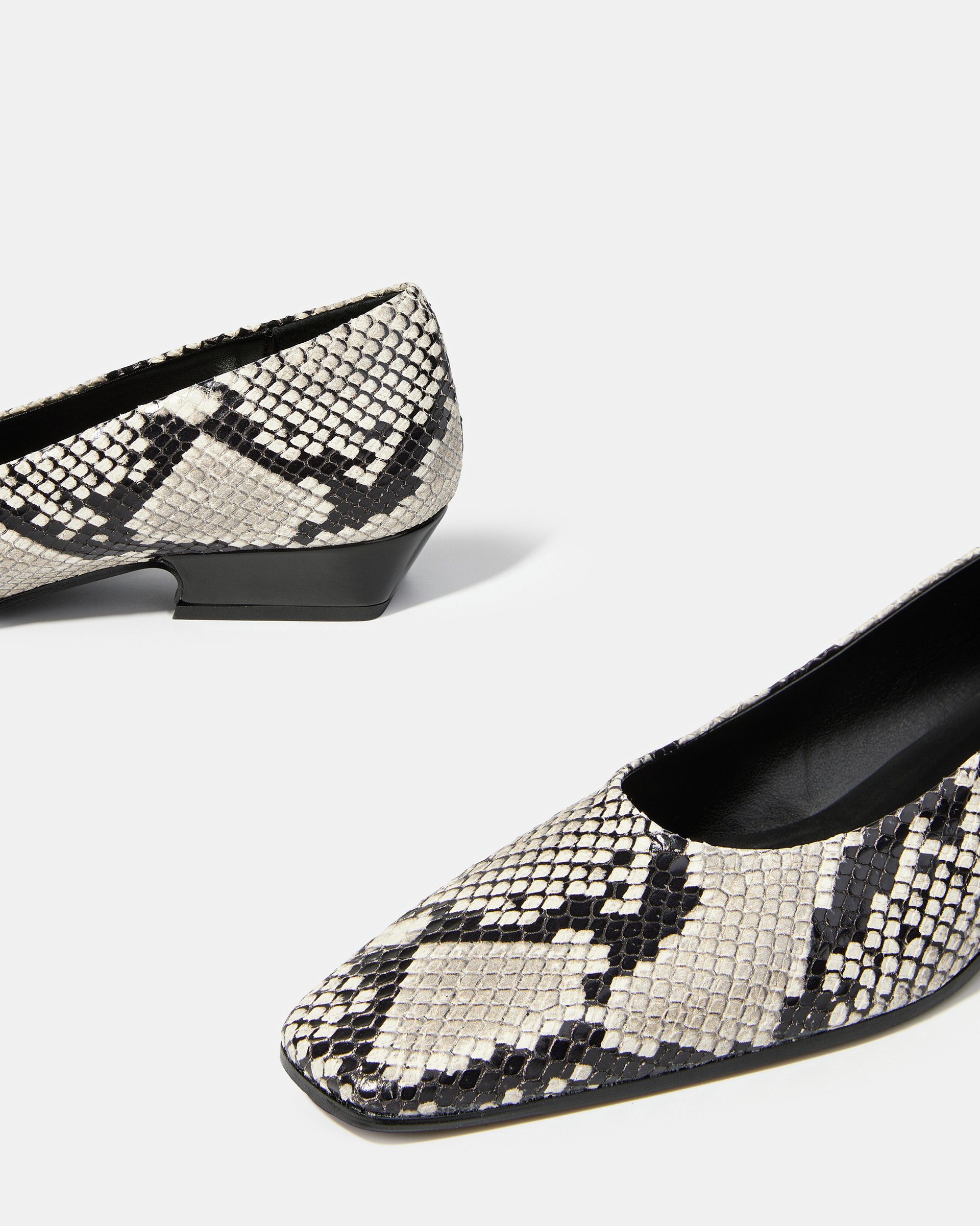 Туфли из натуральной кожи со змеиным принтом - Image 4 of 5