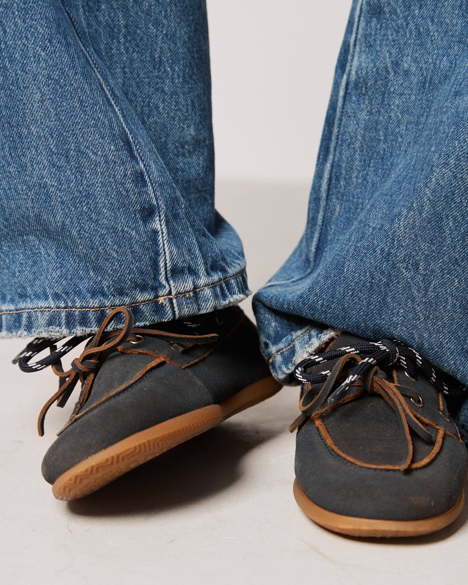 Темно-синие замшевые мокасины - Image 6 of 6