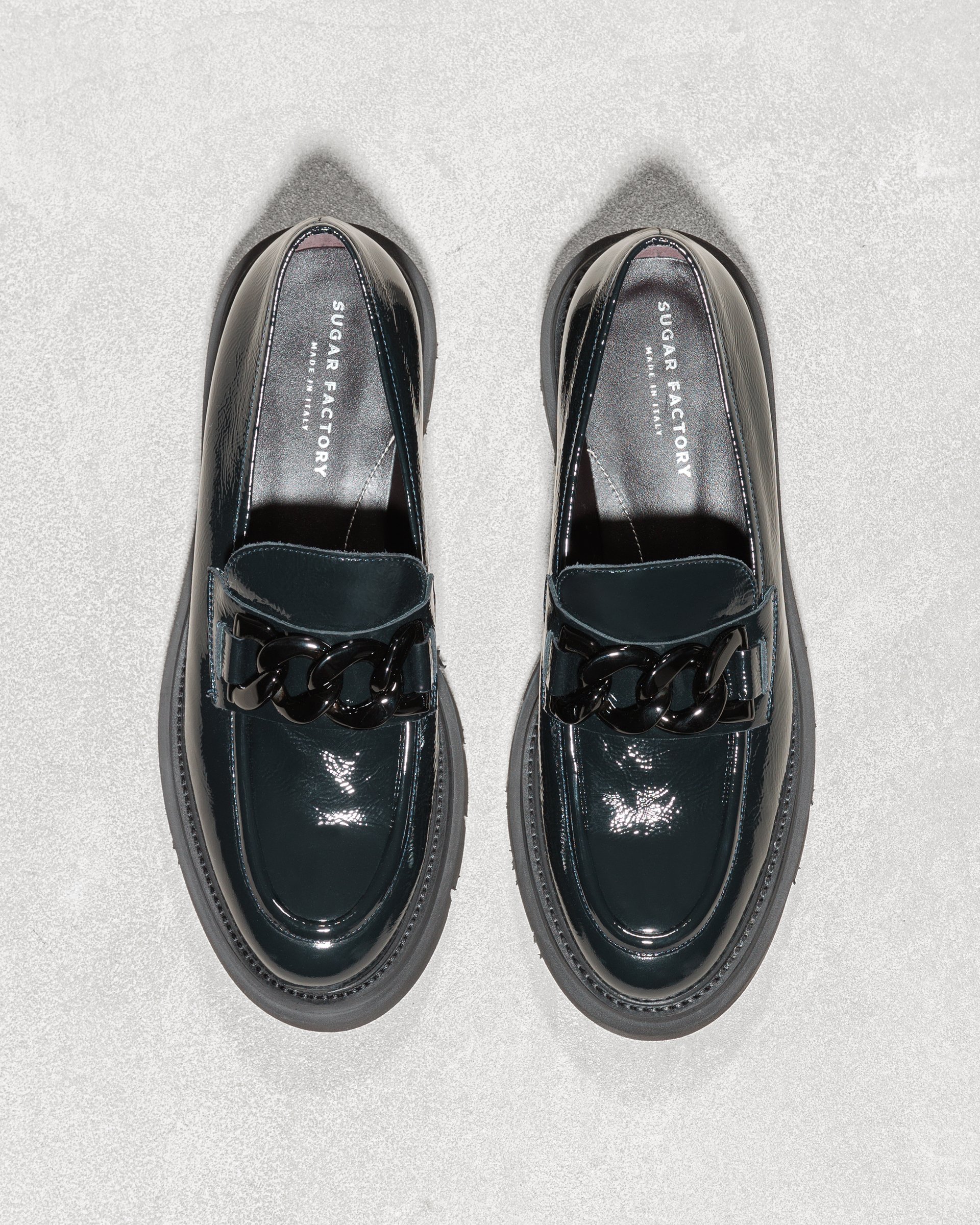 Зеленые лакированные лоферы - Image 2 of 5