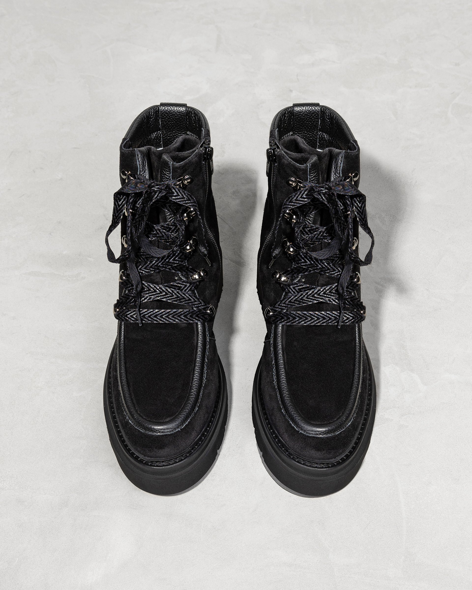 Черные зимние замшевые ботинки - Image 2 of 5