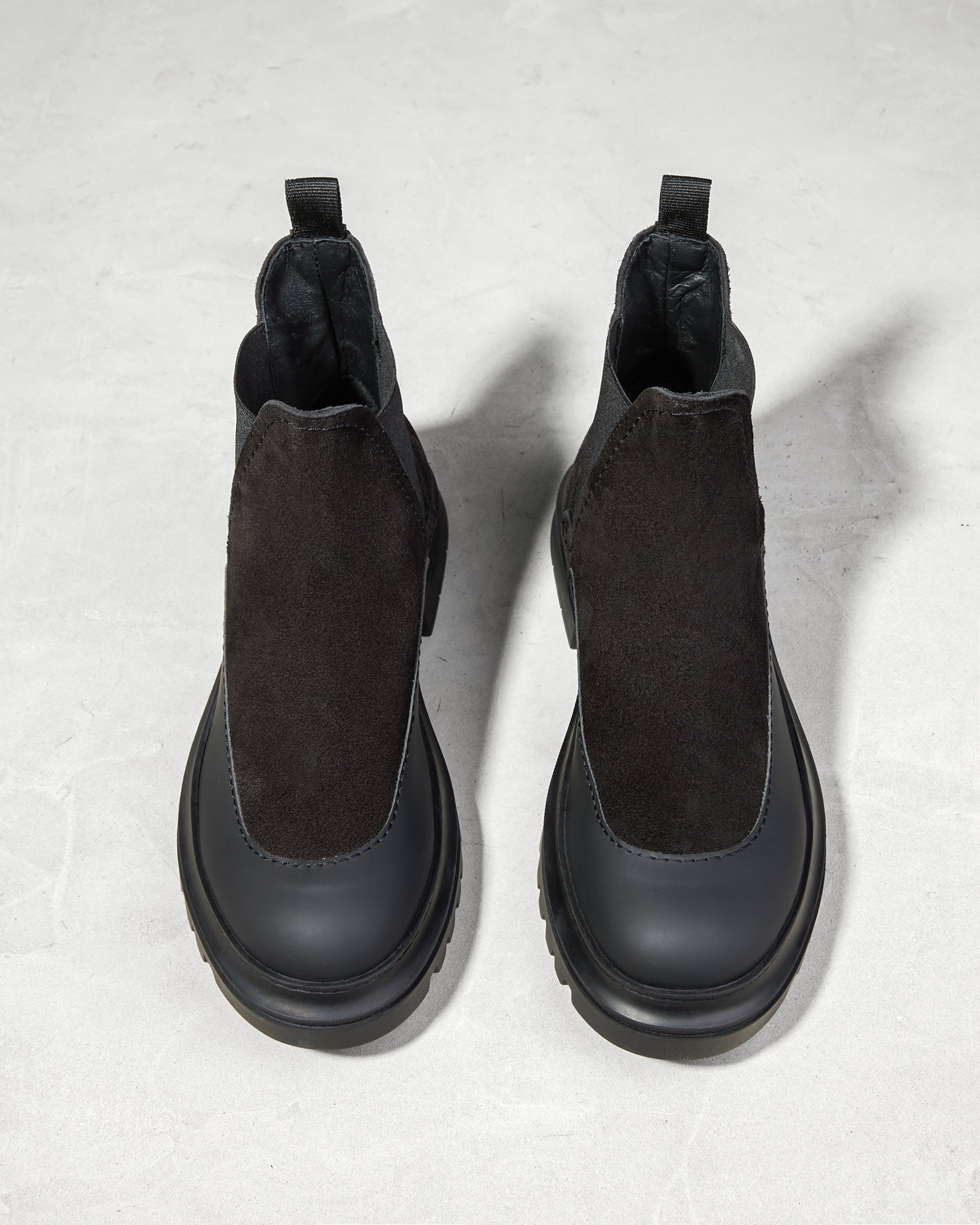 Черные замшевые ботинки, классический стиль - Image 2 of 5