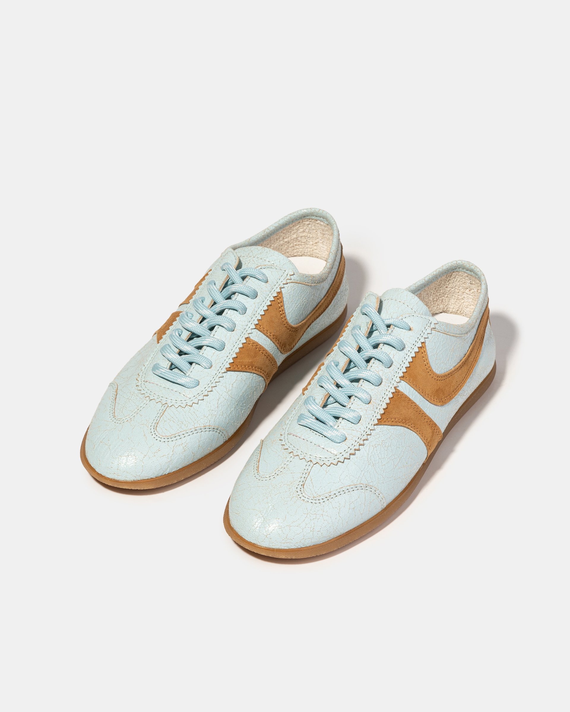 Голубые кожаные кеды - Image 2 of 5