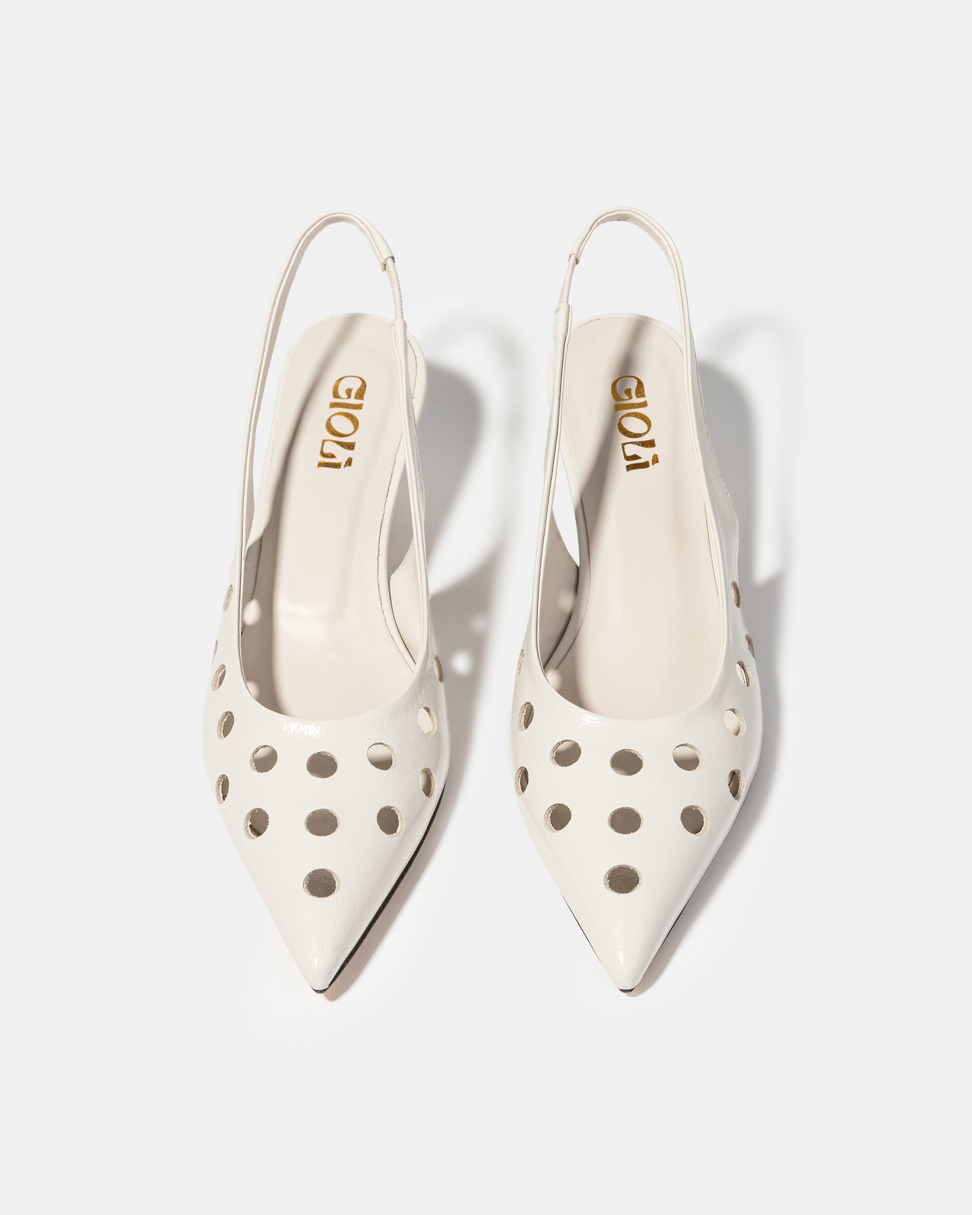 Белые туфли с крупной перфорацией - Image 3 of 5