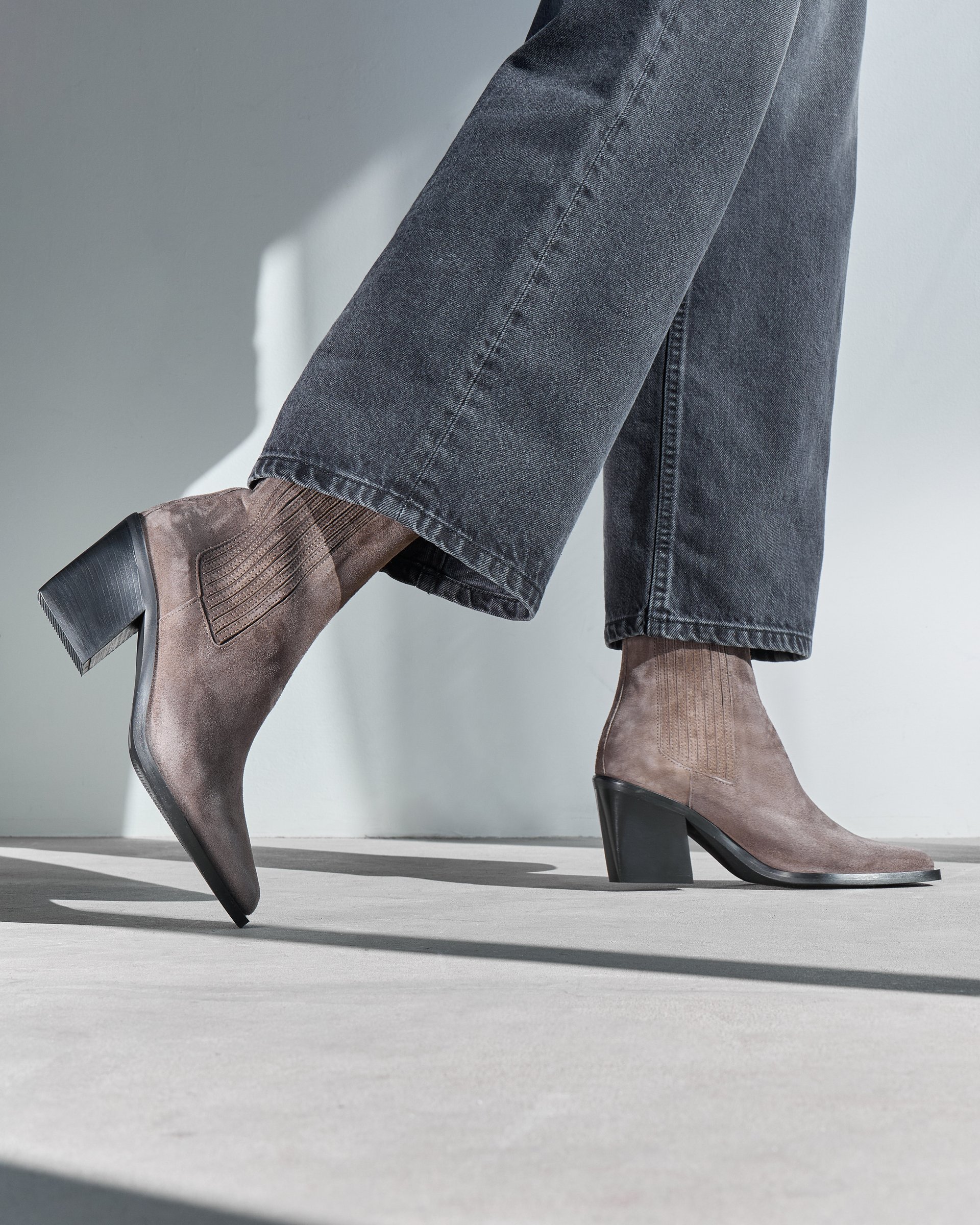 Серые казаки из замши - Image 6 of 7