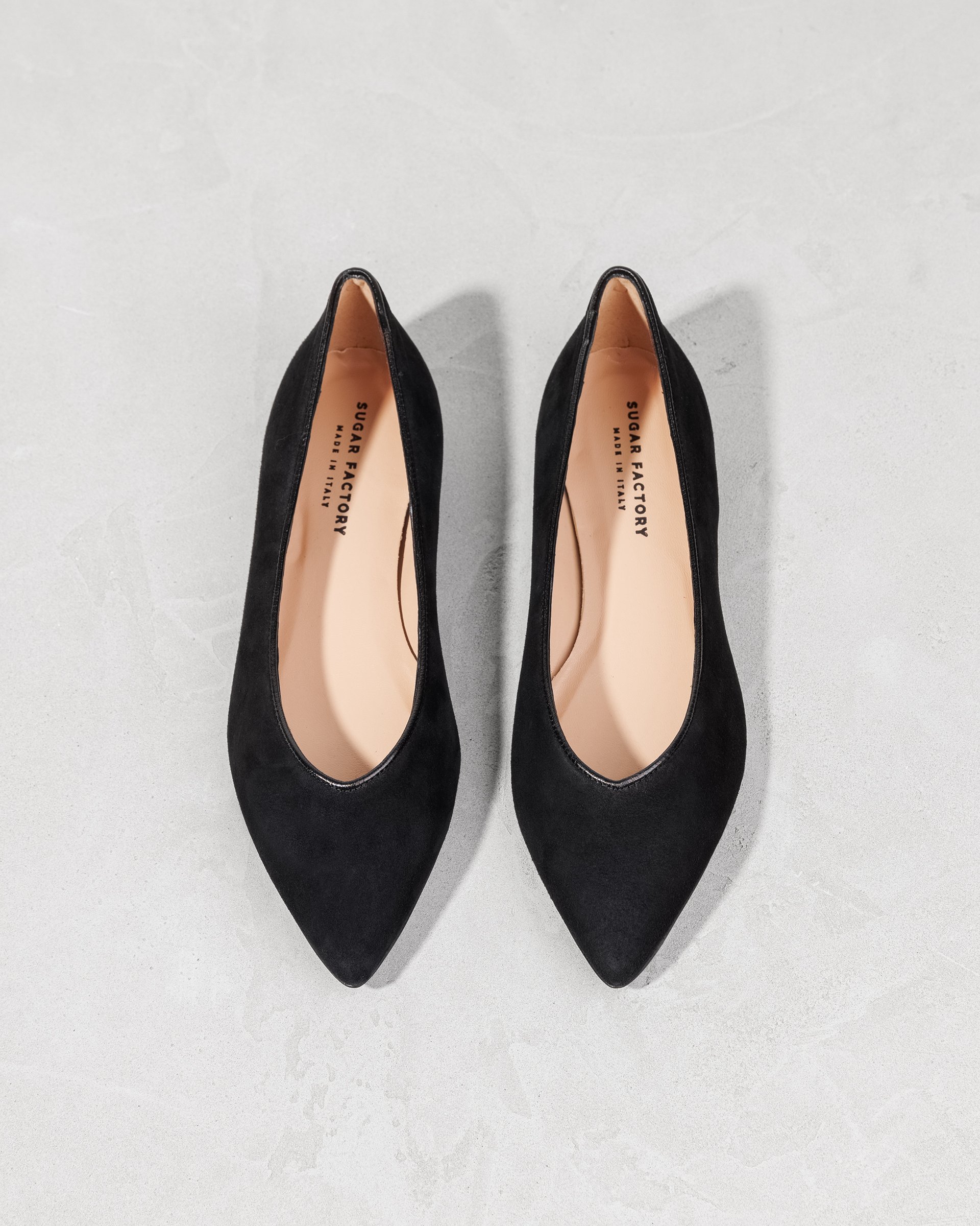 Черные замшевые балетки - Image 3 of 6