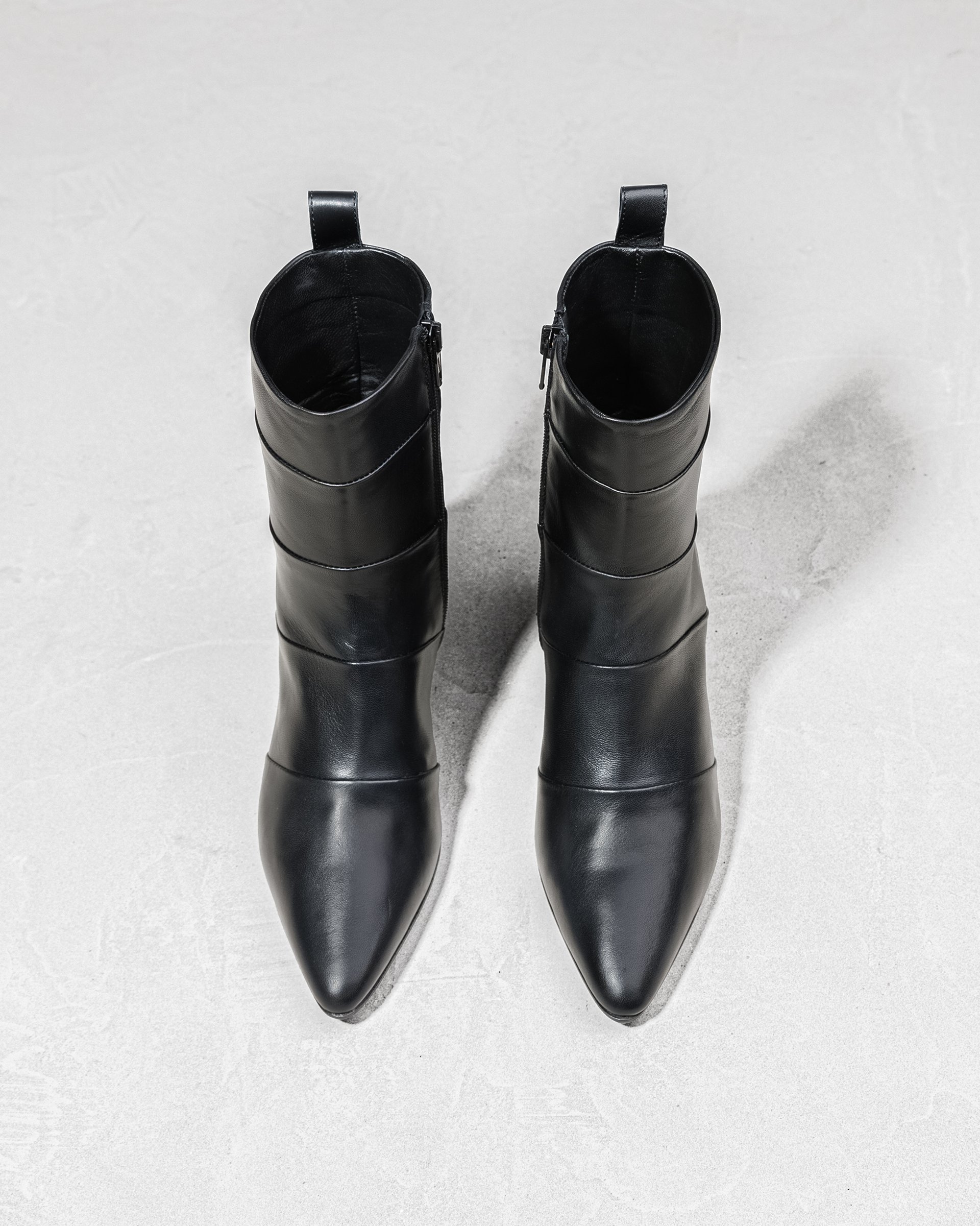Черные кожаные ботильоны - Image 3 of 5