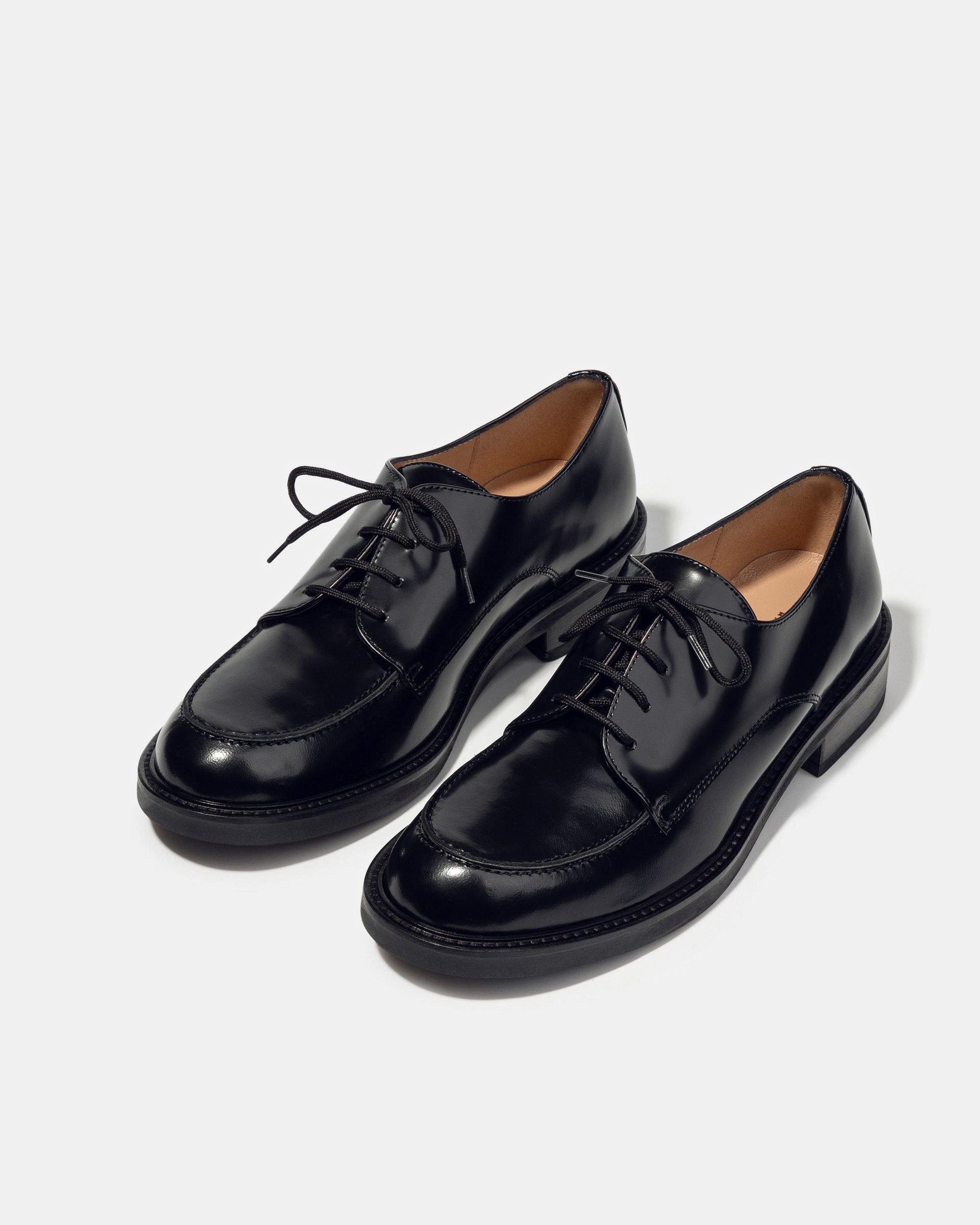 Классические чёрные кожаные туфли - Image 3 of 5