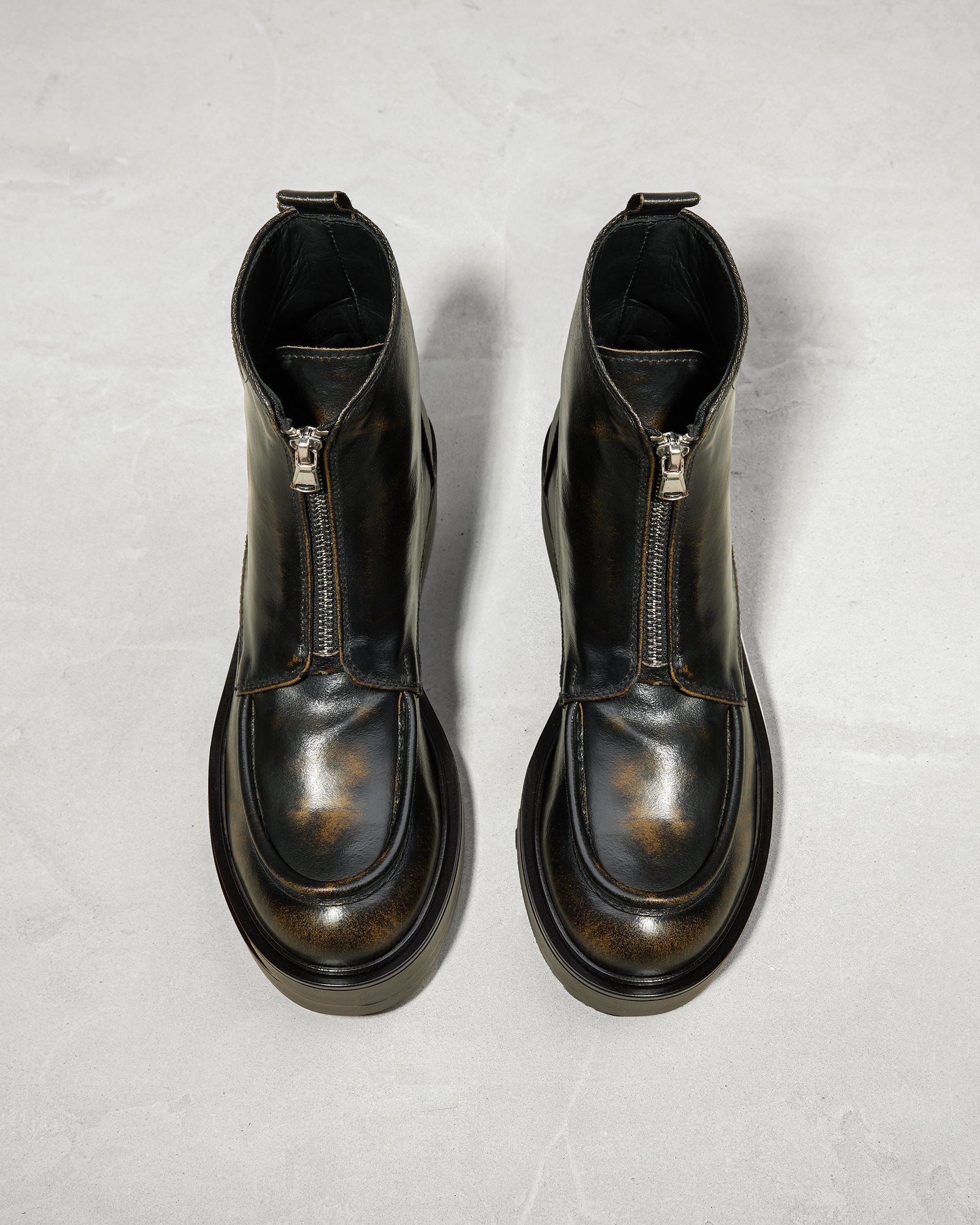 Черные ботинки из натуральной кожи - Image 2 of 6