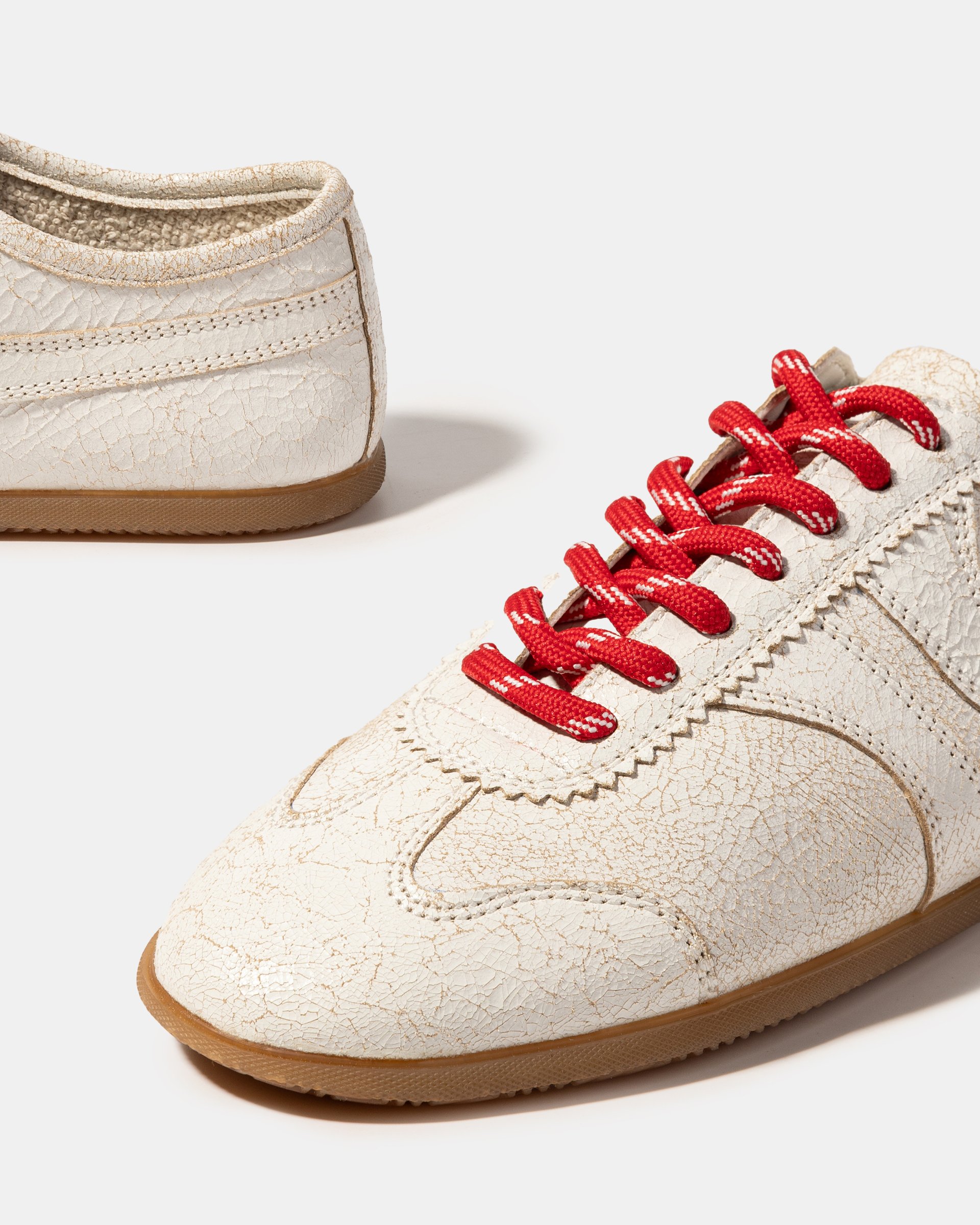 Белые кожаные кеды - Image 4 of 5