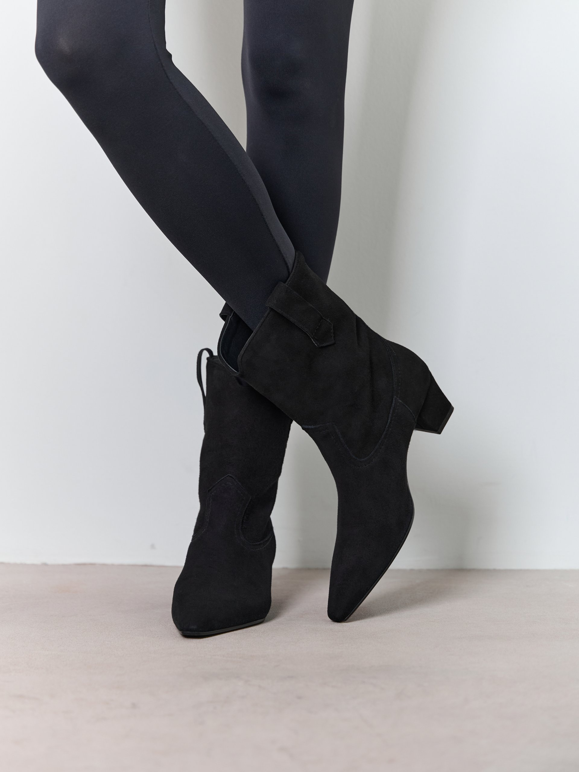 Черные замшевые ботинки - Image 5 of 6