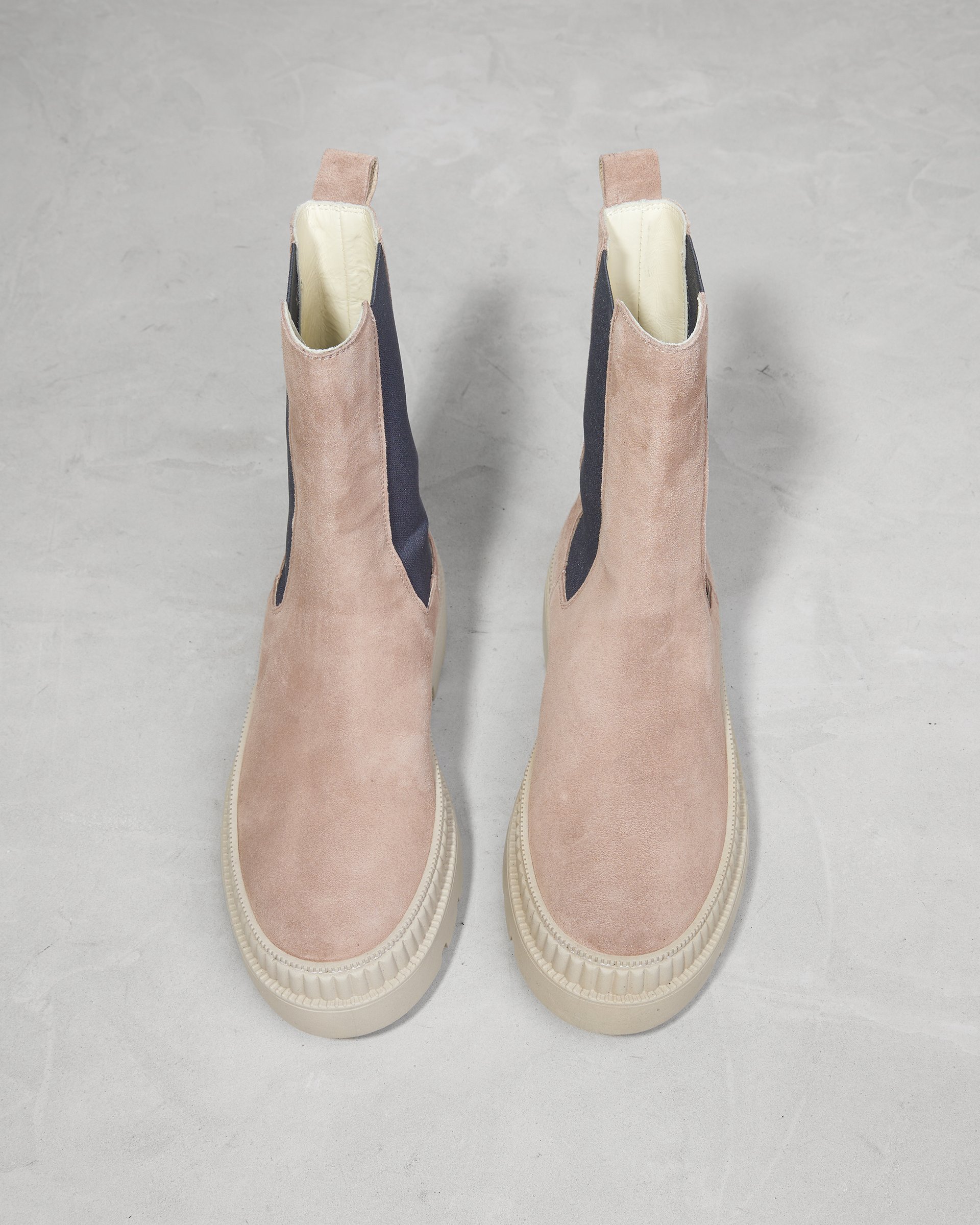 Светло-бежевые замшевые ботинки - Image 3 of 4