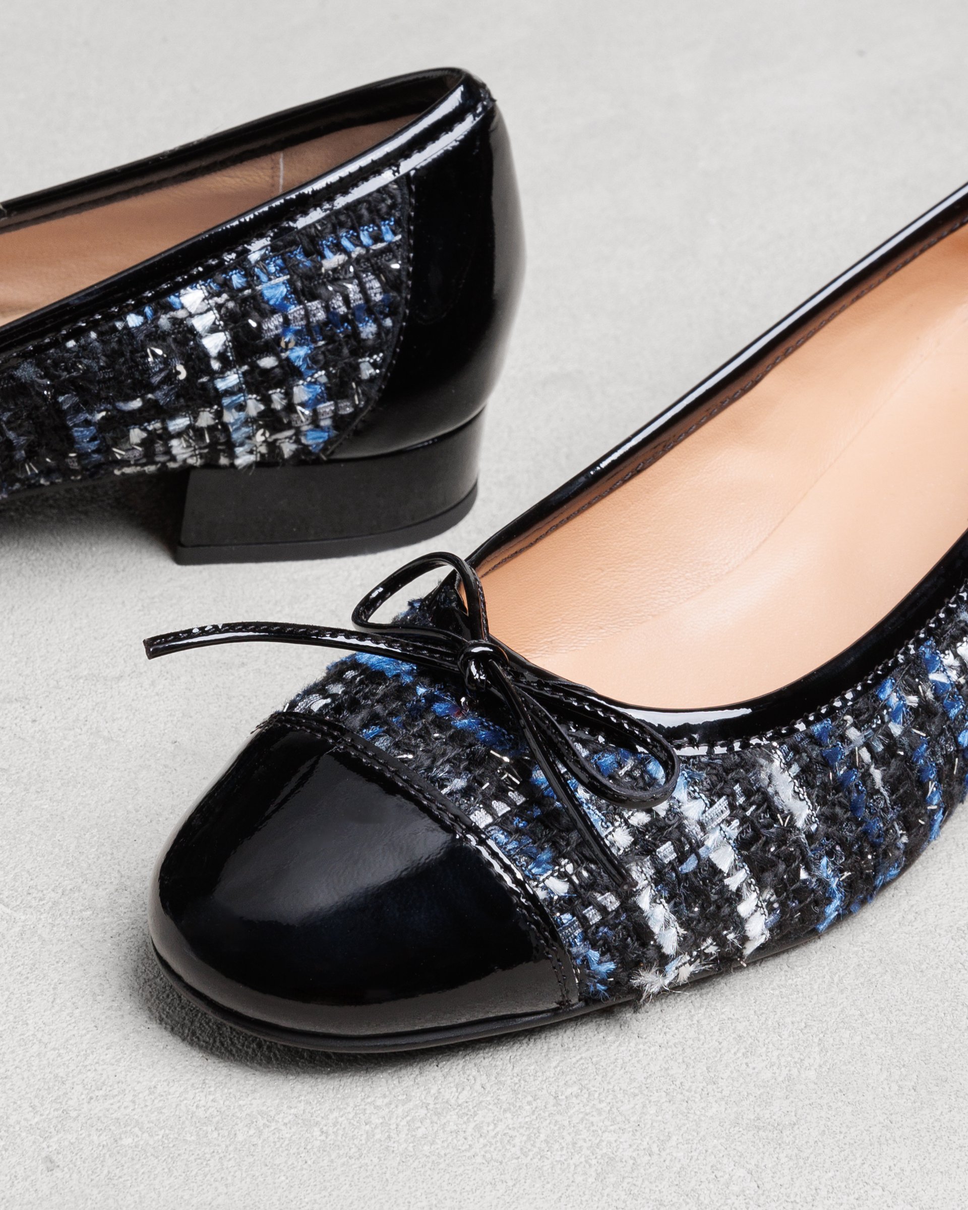 Черно-синие балетки - Image 4 of 8