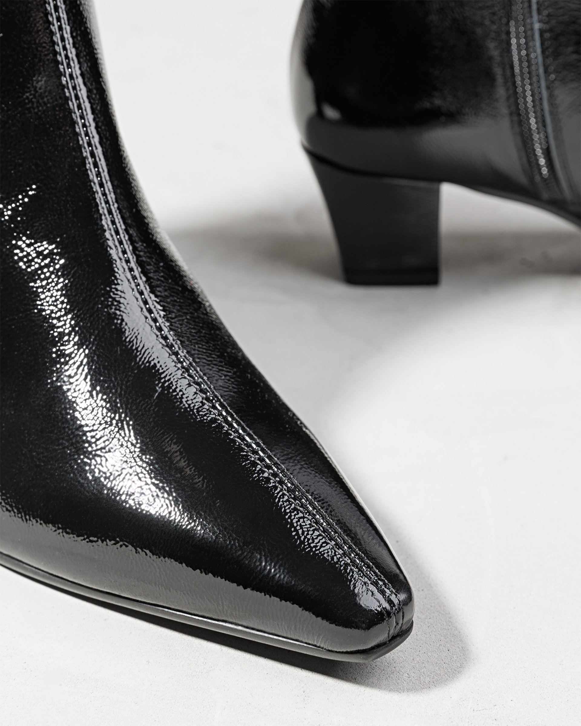 Черные лакированные ботильоны - Image 4 of 7