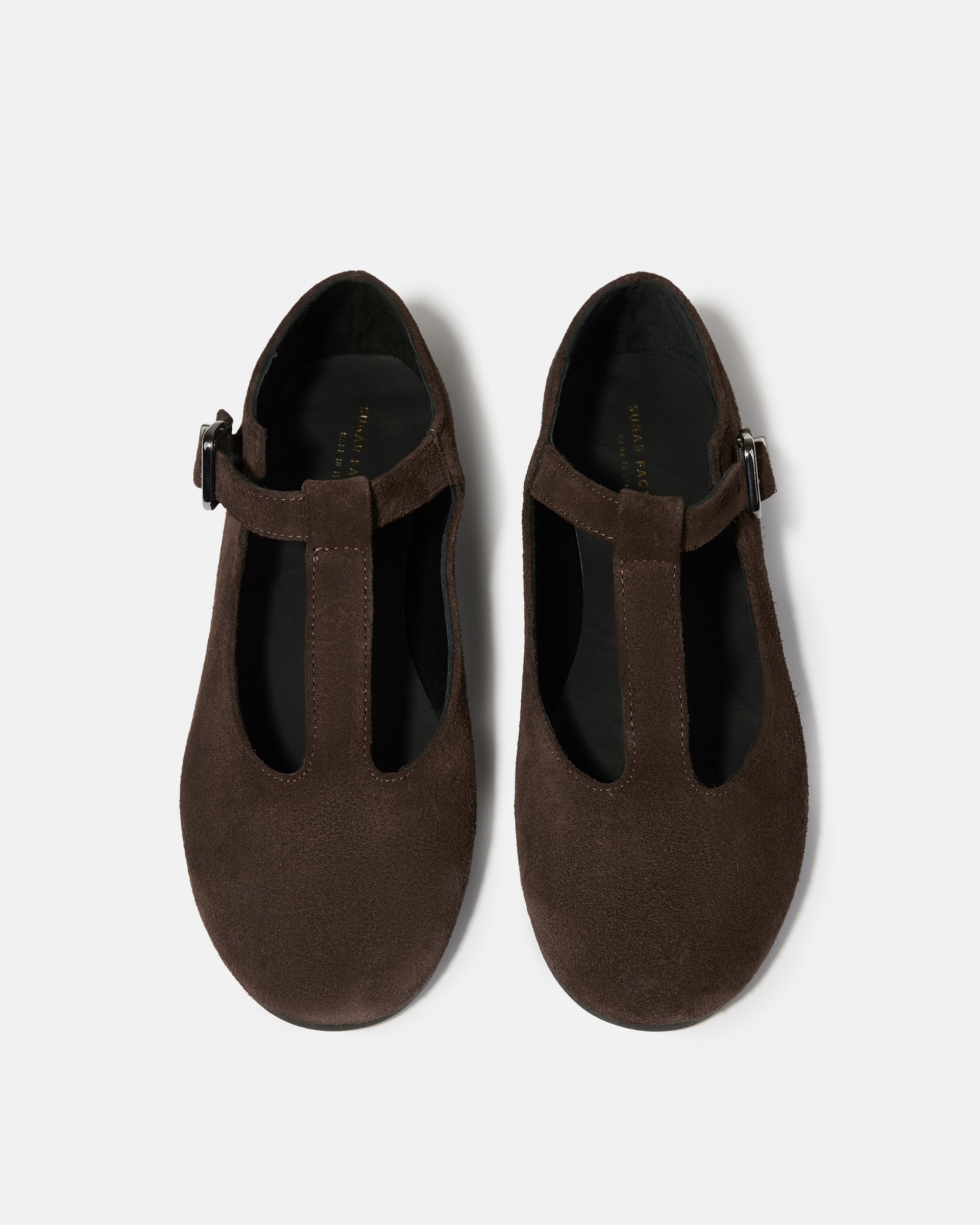 Темно-коричневые замшевые туфли - Image 4 of 5