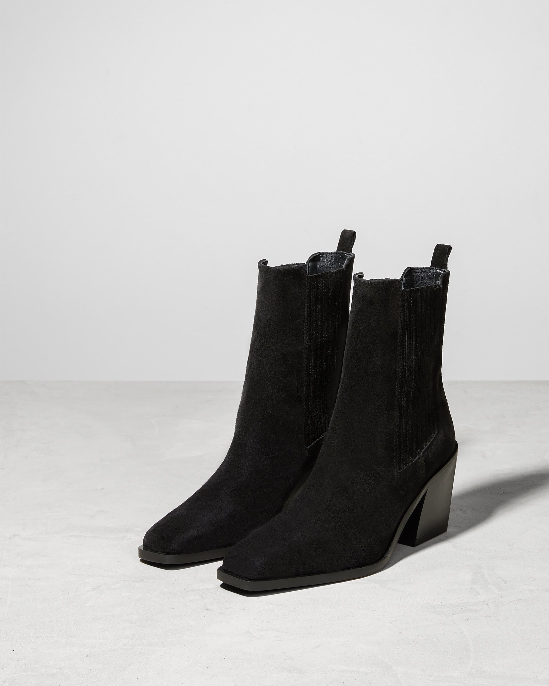 Черные замшевые ботинки - Image 2 of 8