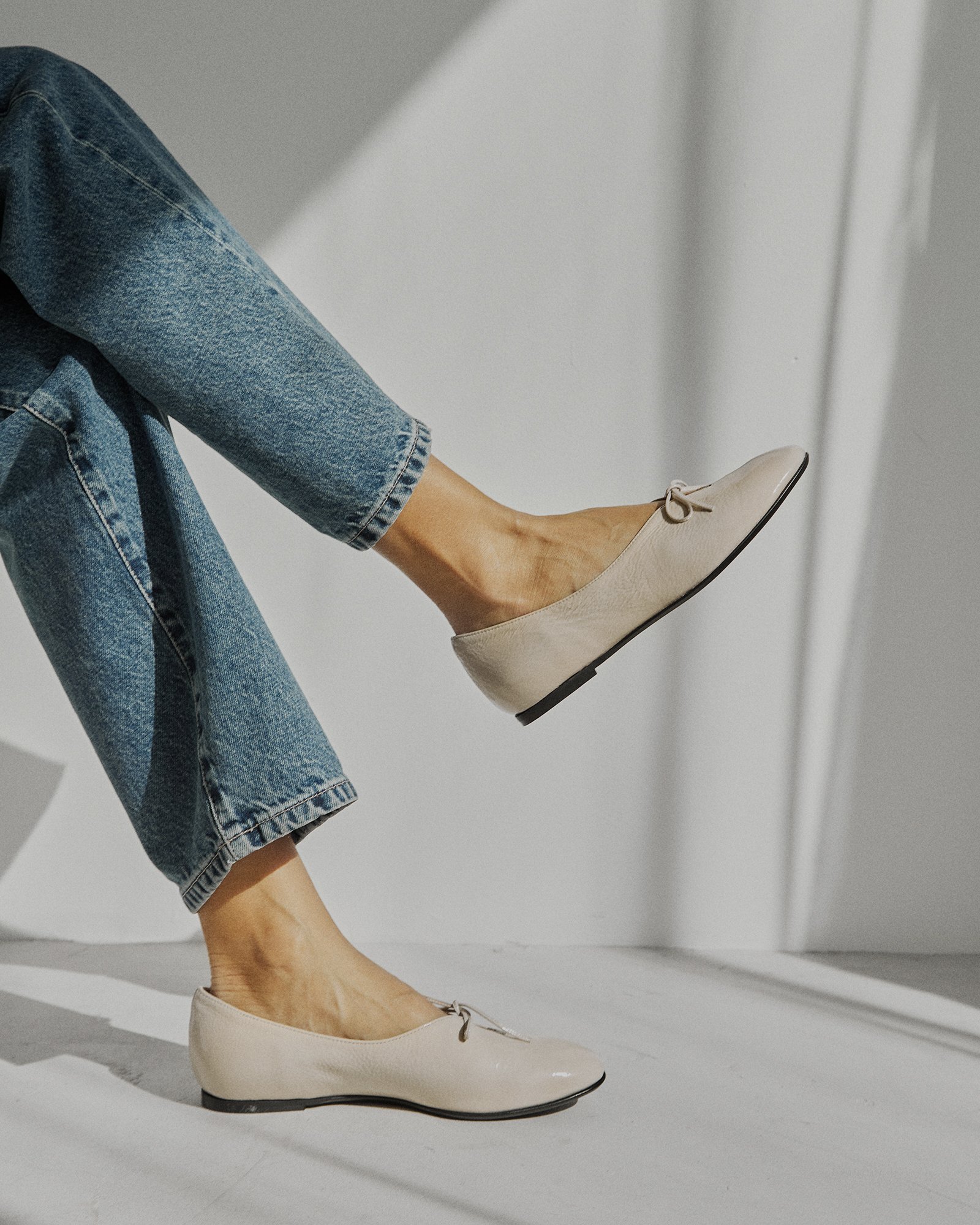 Белые туфли из натуральной кожи - Image 5 of 6