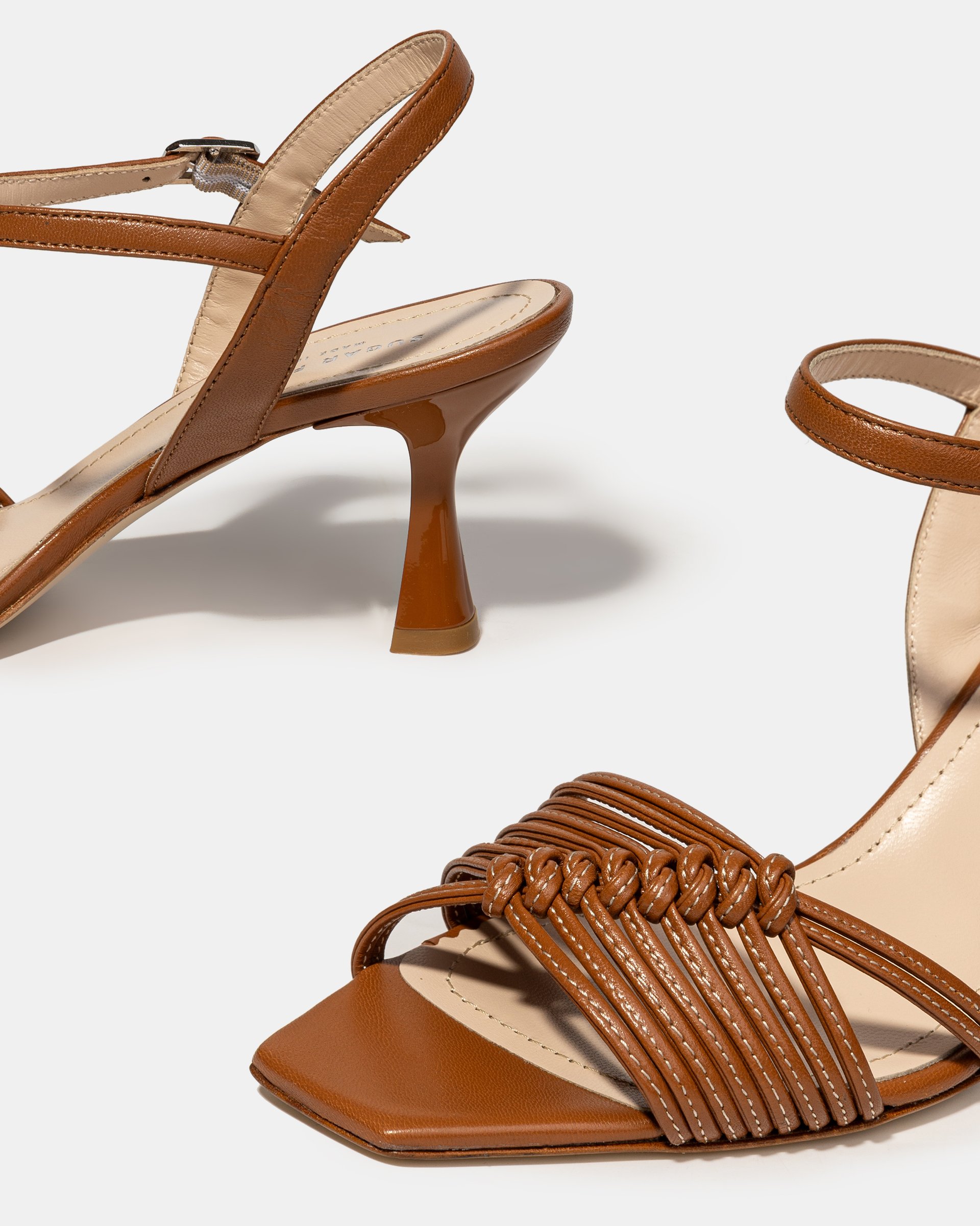 Коричневые босоножки на каблуке - Image 4 of 5