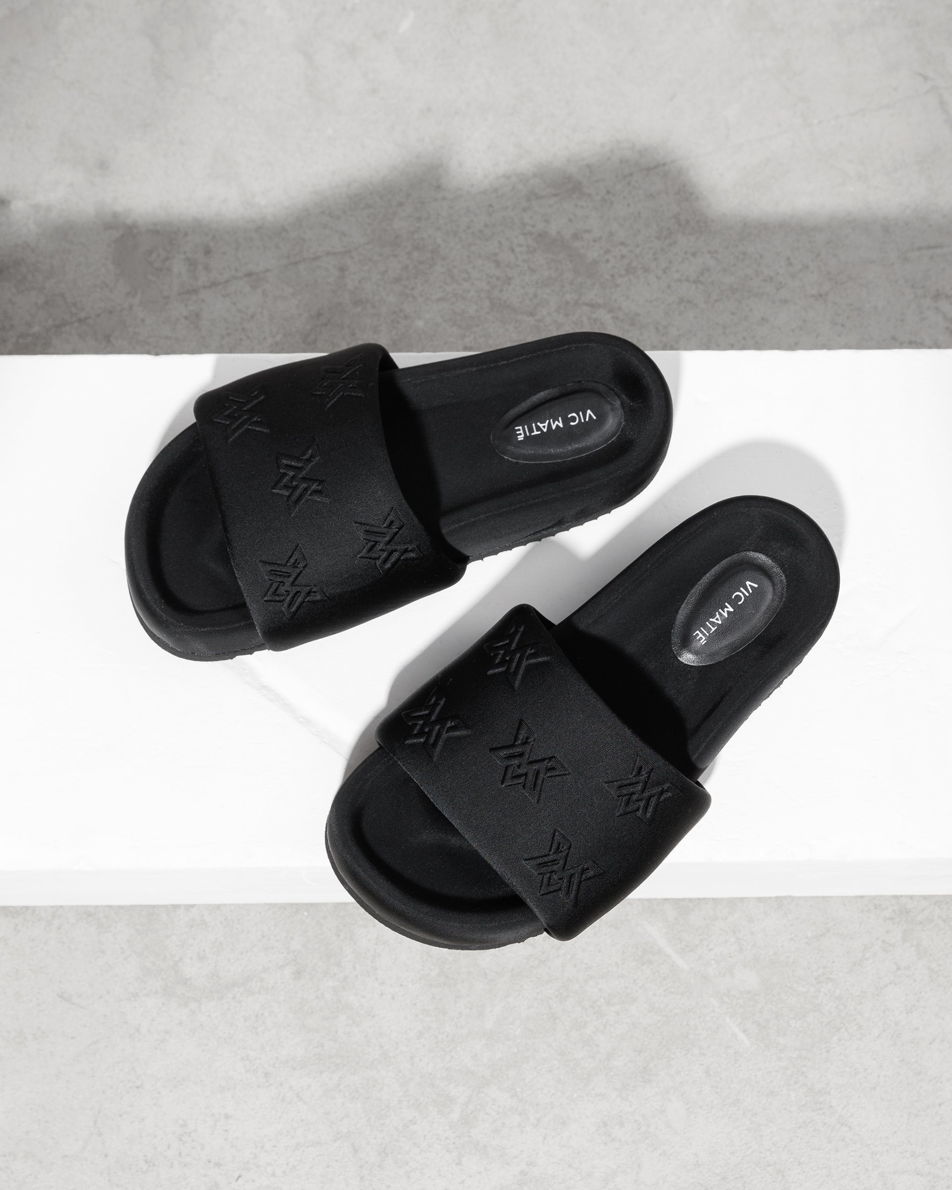 Черные текстильные шлепанцы - Image 3 of 6