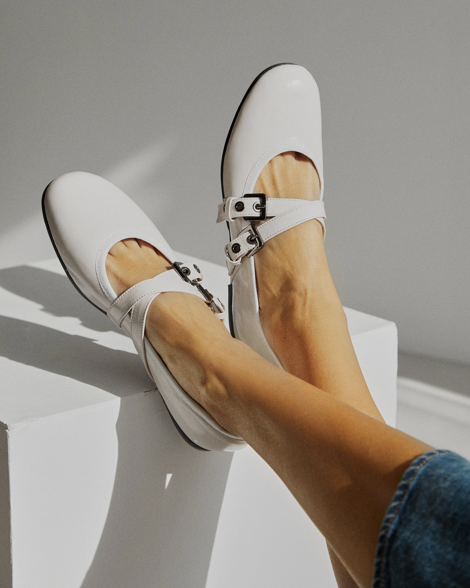 Белые туфли из натуральной кожи - Image 5 of 5