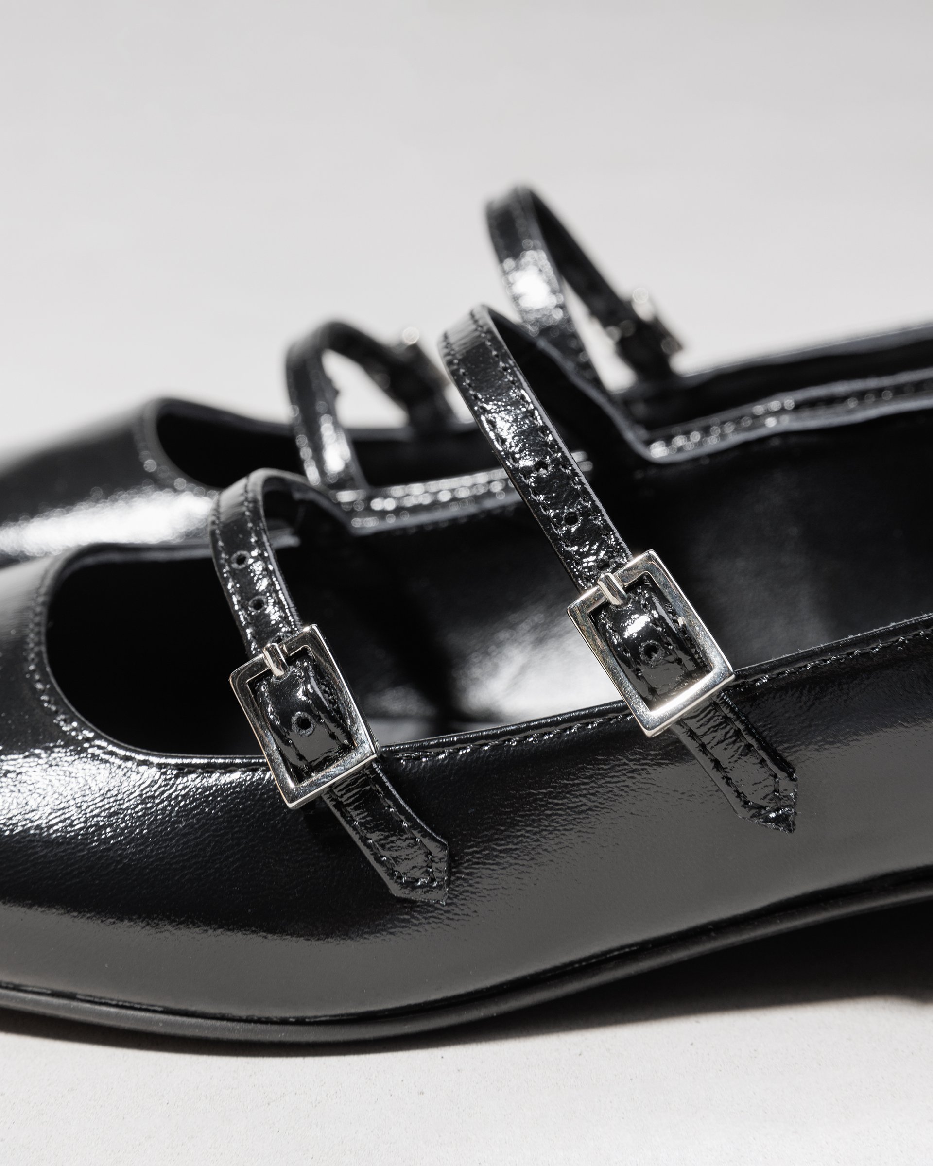 Черные лакированные туфли на ремешке - Image 4 of 7