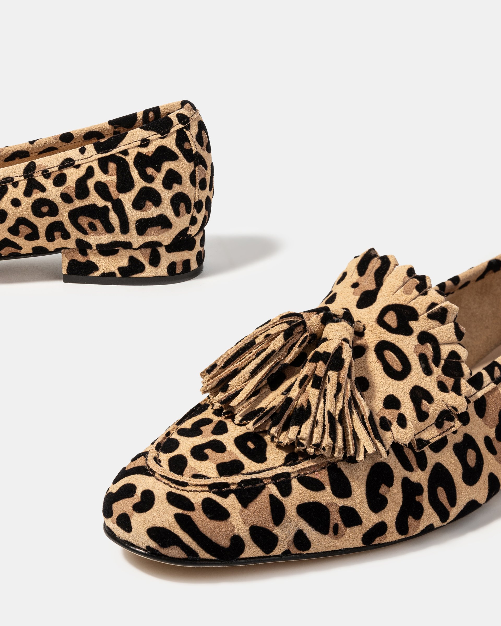 Леопардовые замшевые лоферы - Image 4 of 5