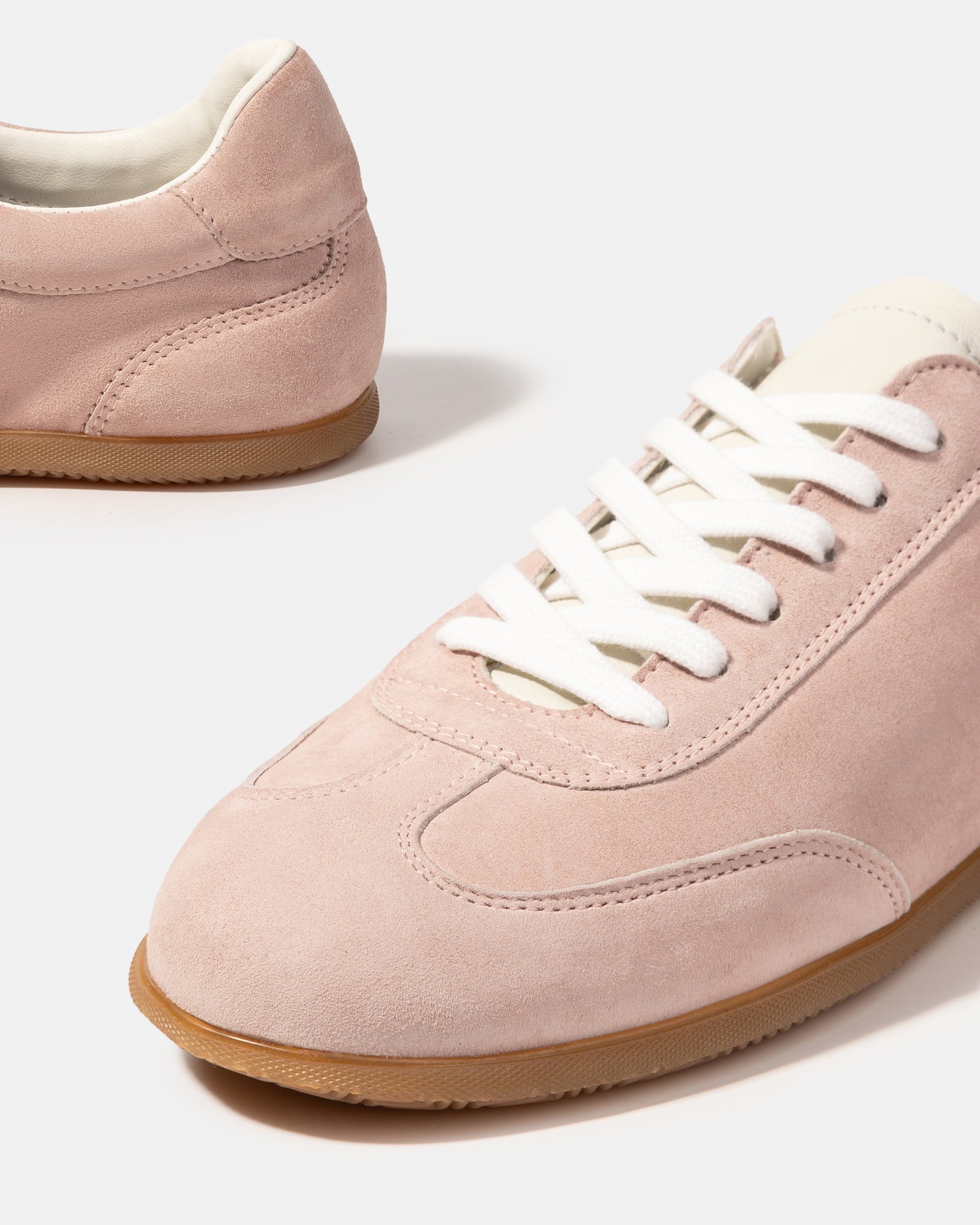 Розовые замшевые кеды - Image 4 of 4