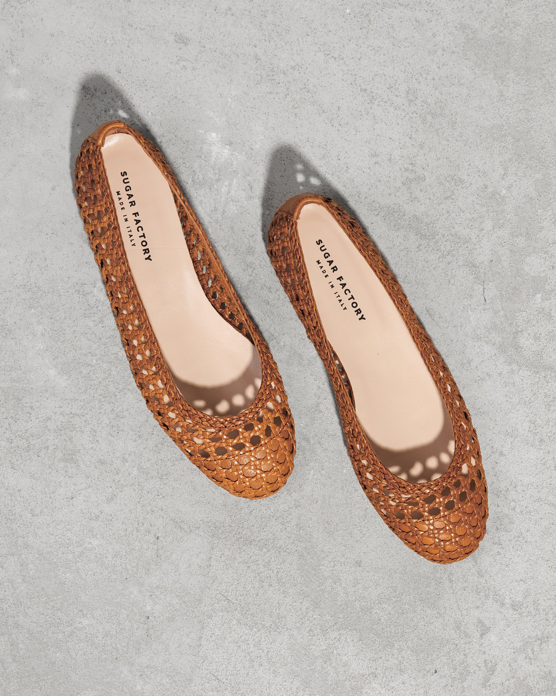 Коричневые кожаные балетки - Image 3 of 6