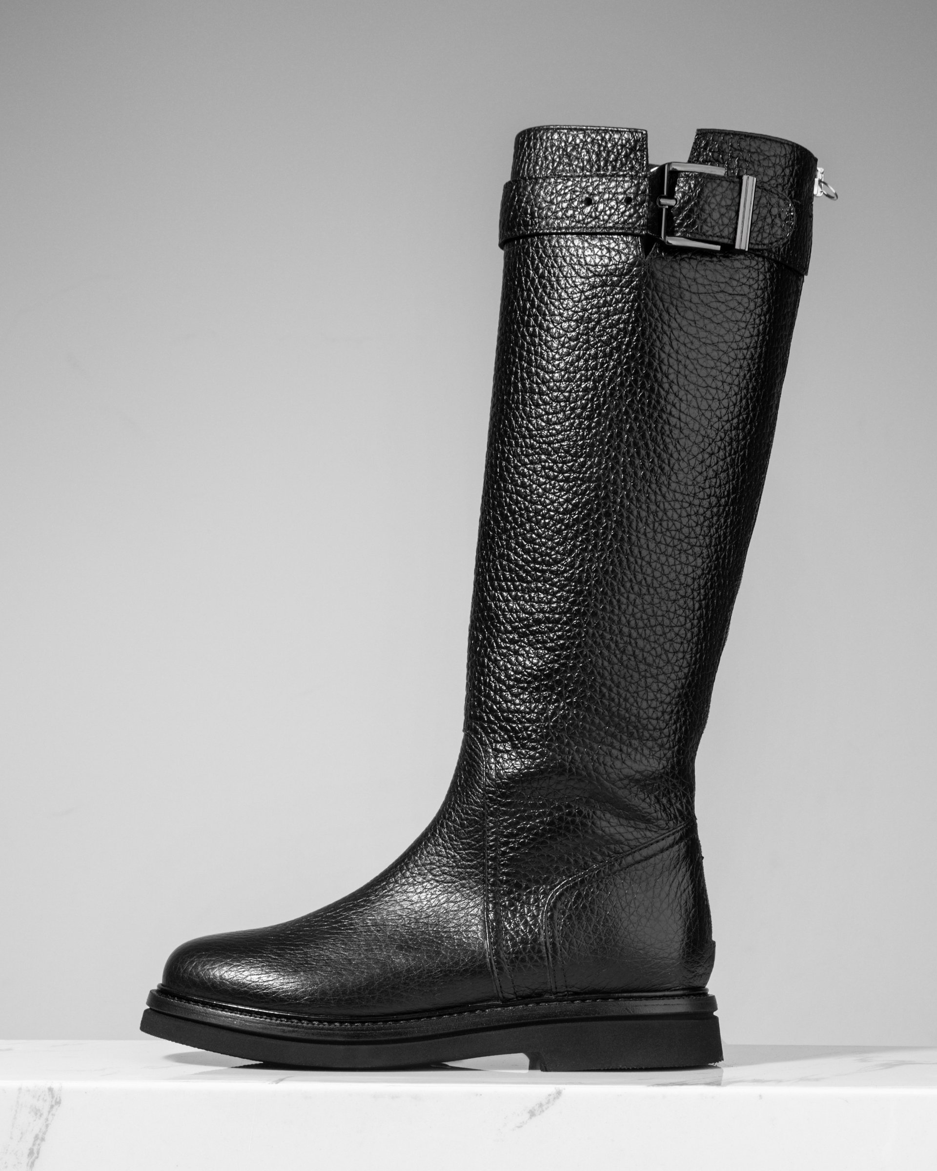 Черные кожаные сапоги - Image 3 of 7