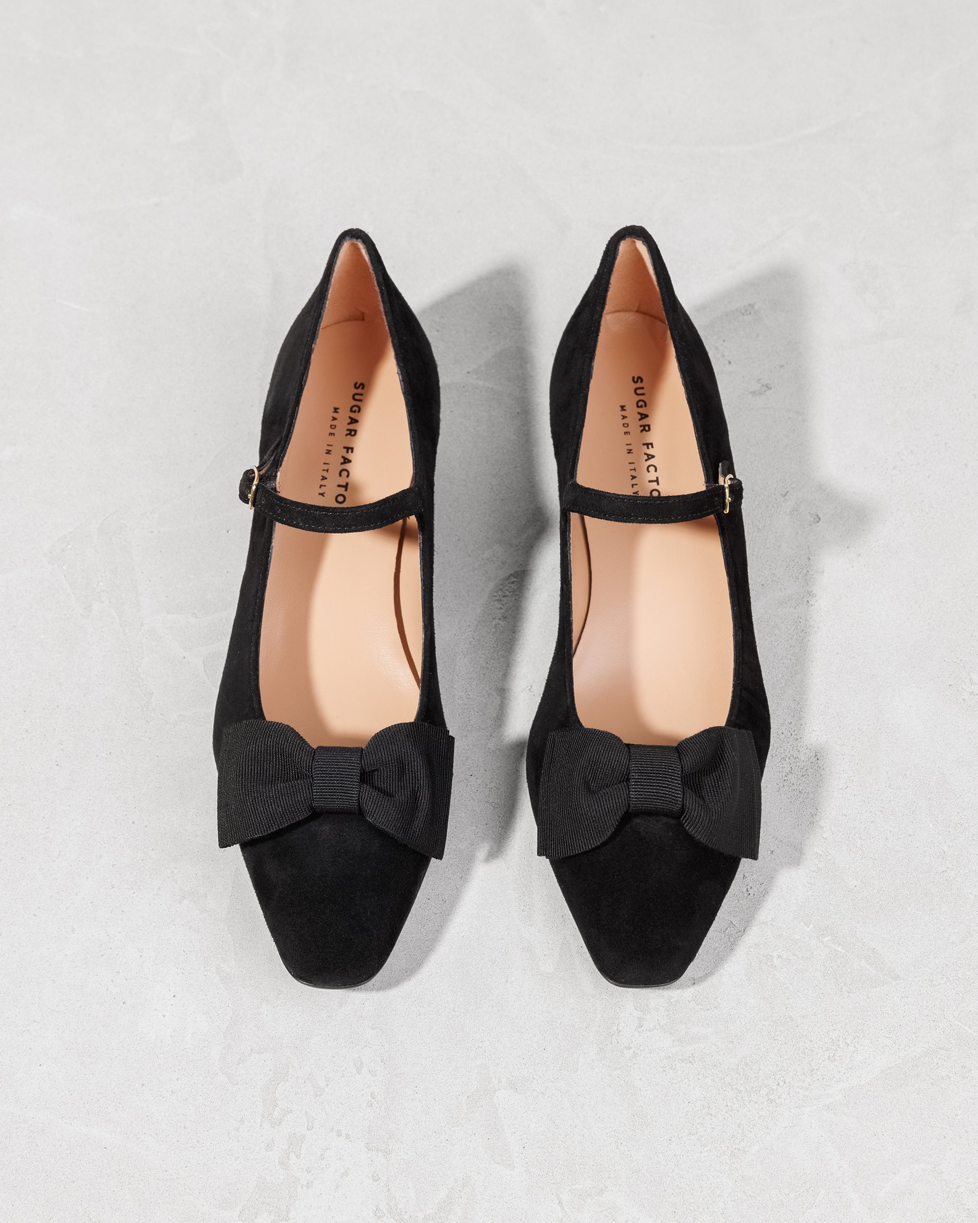 Черные замшевые туфли с бантом - Image 3 of 7