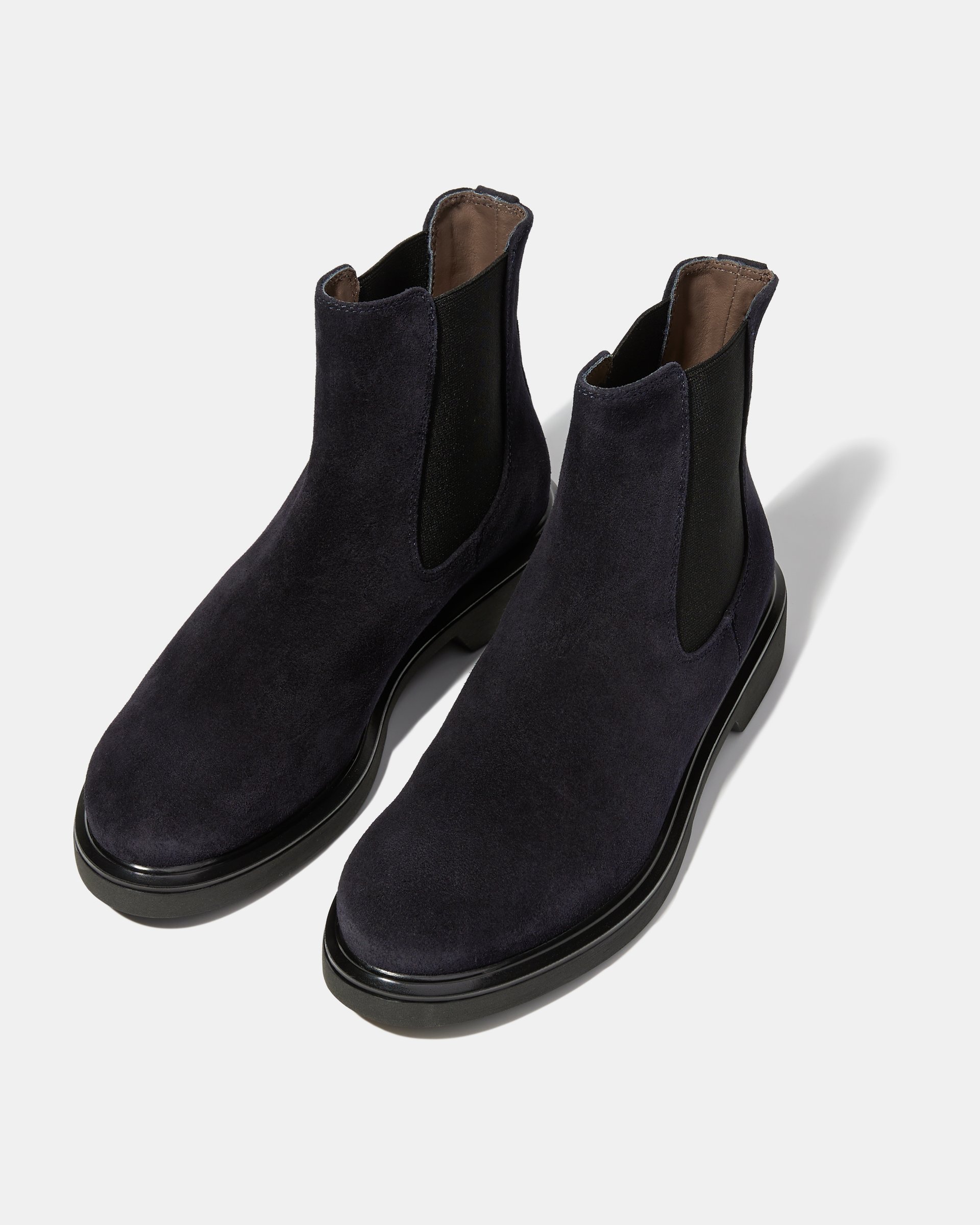Темно-синие замшевые ботинки-челси - Image 2 of 4