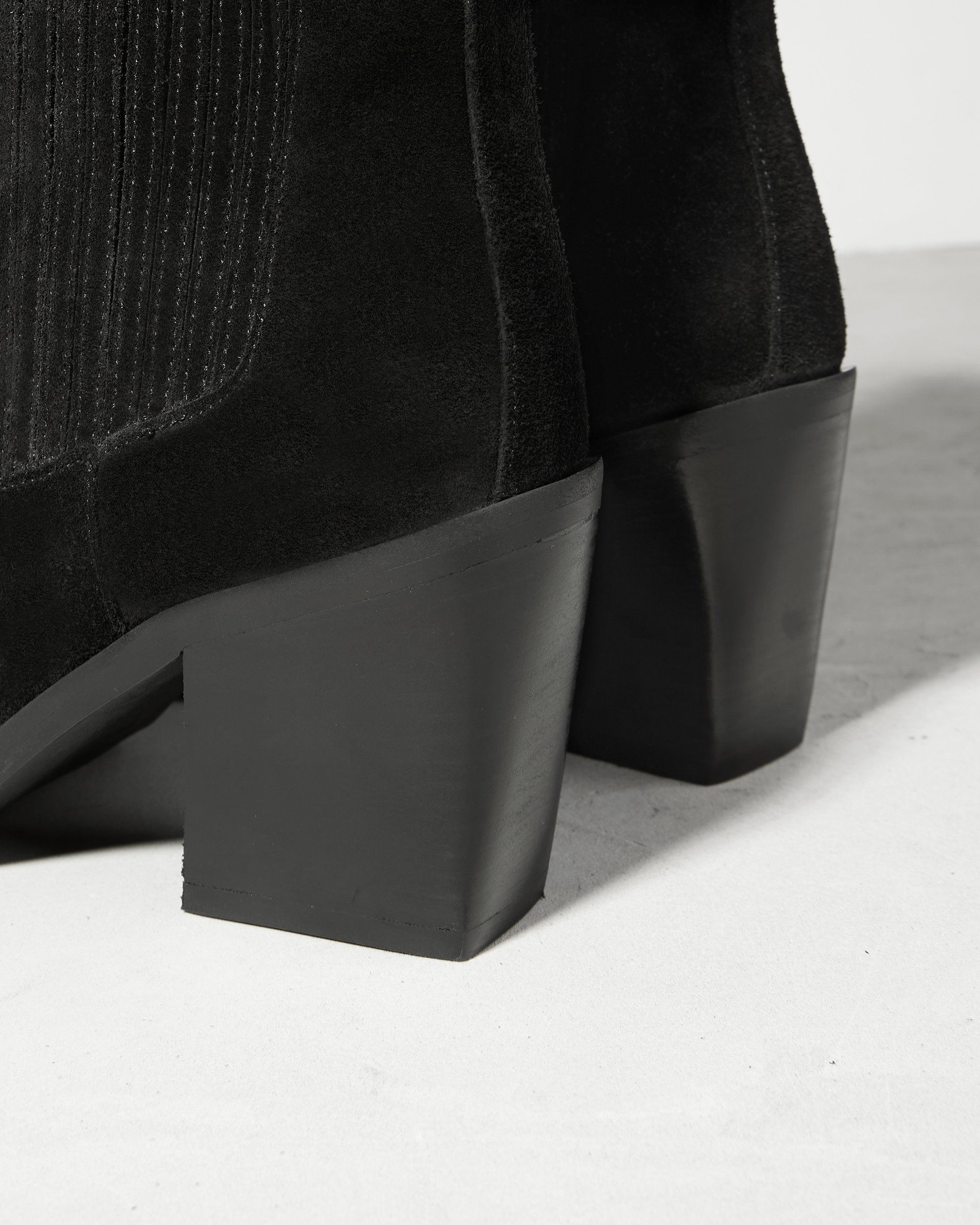 Черные замшевые ботинки - Image 4 of 8