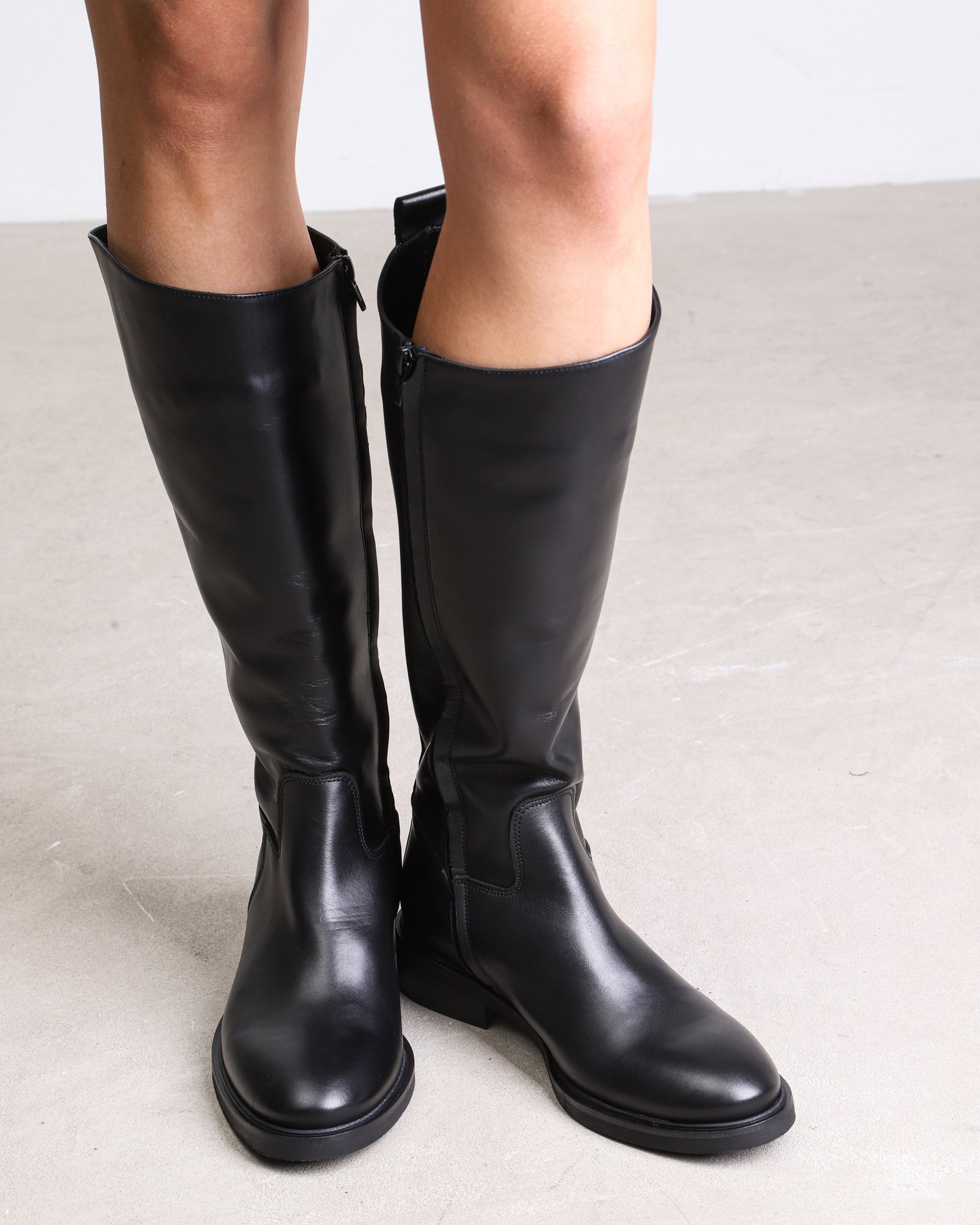 Черные кожаные классические сапоги - Image 5 of 6