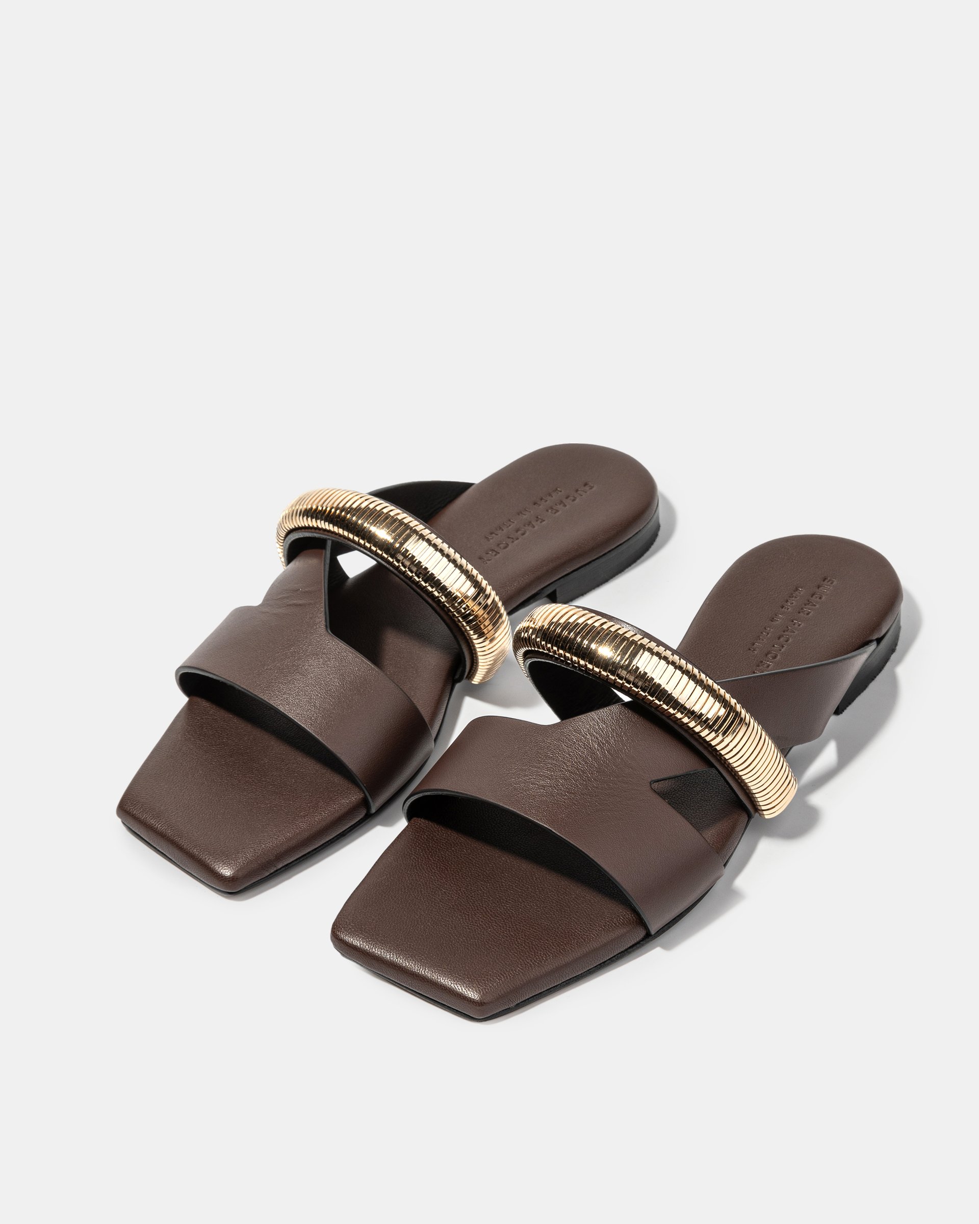 Коричневые пантолеты из натуральной кожи - Image 2 of 4