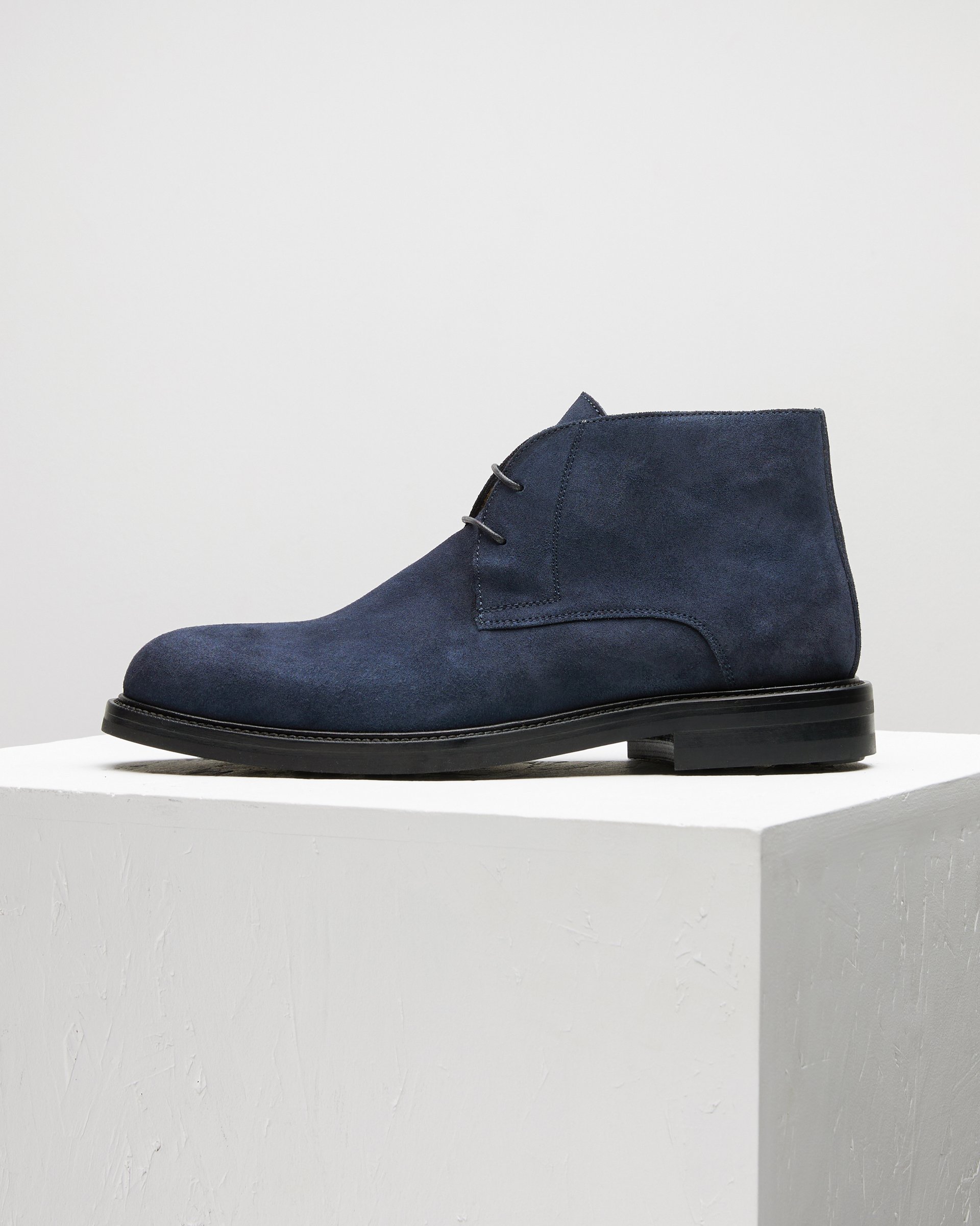 Синие замшевые ботинки - Main image