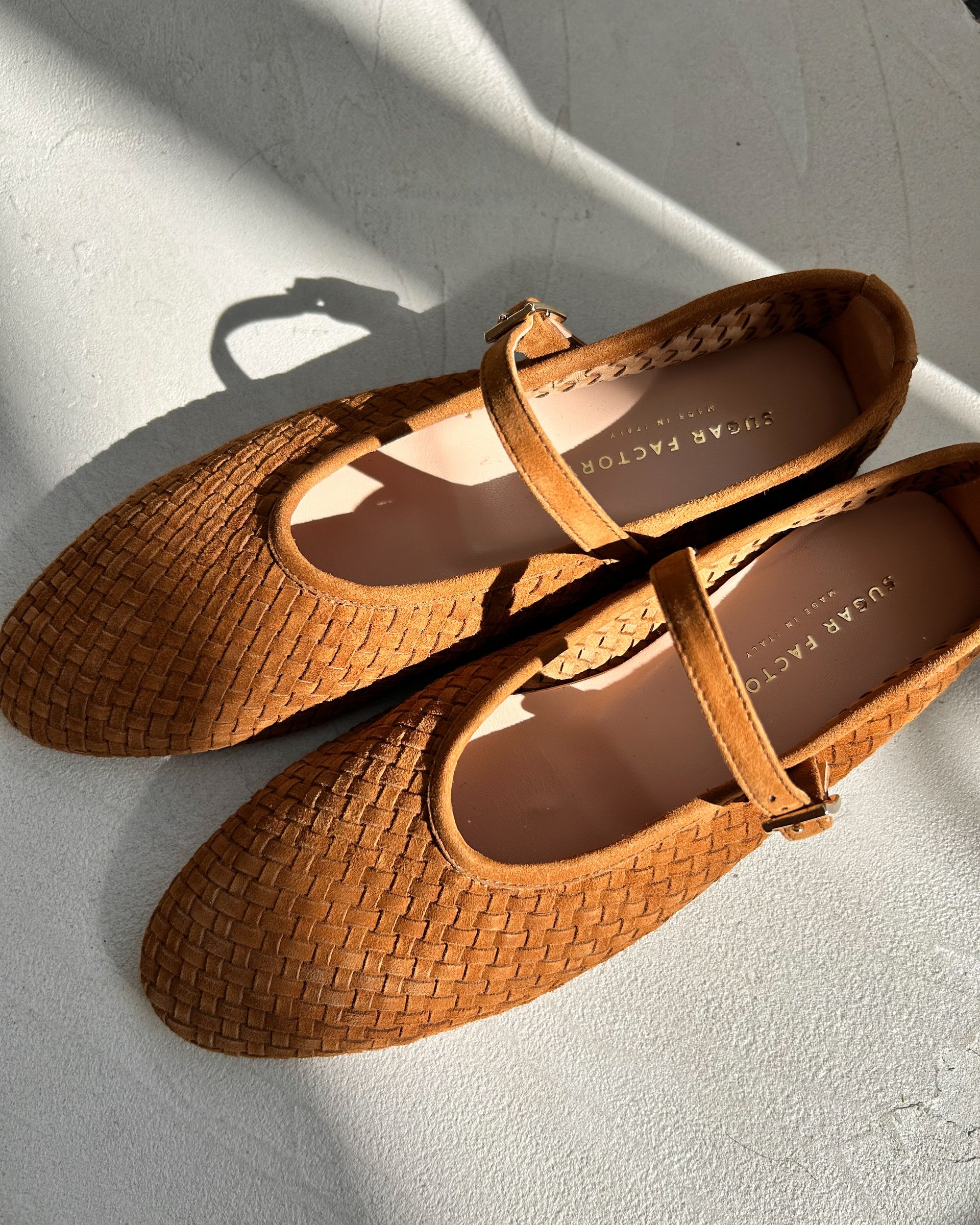 Коричневые замшевые балетки - Image 5 of 5