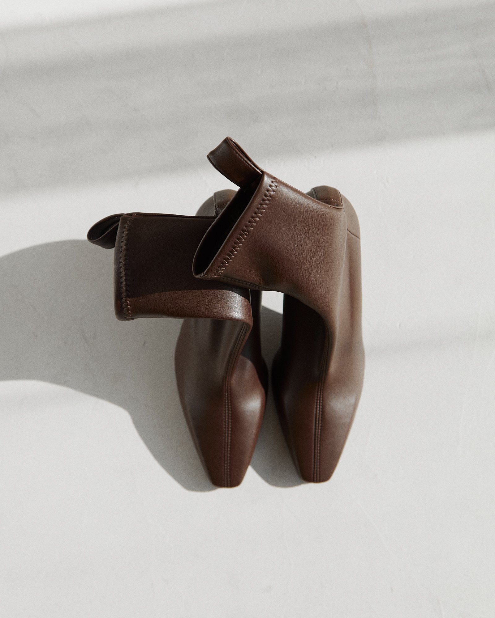 Темно-коричневые ботильоны на высоком каблуке - Image 5 of 5