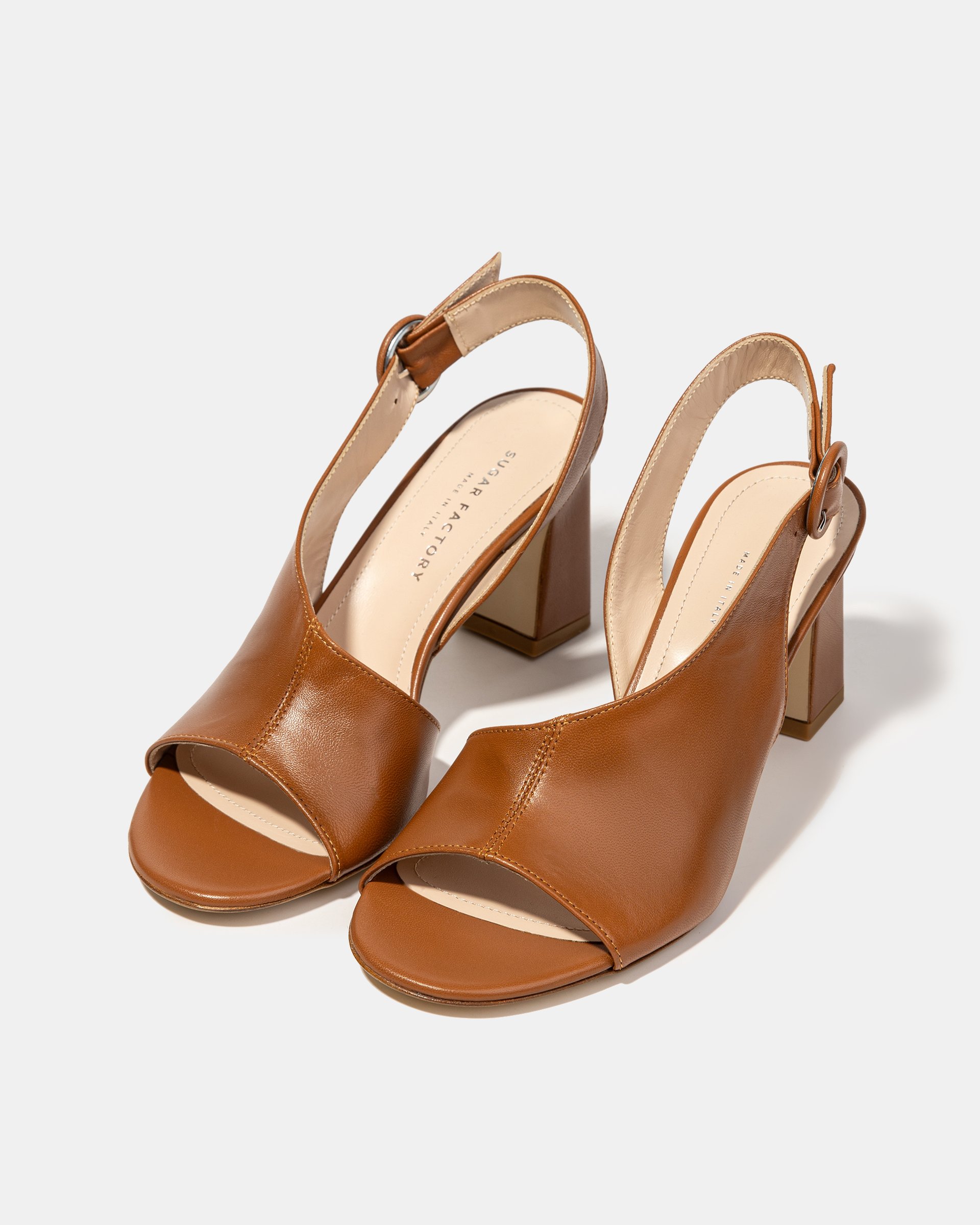 Коричневые босоножки на высоком каблуке - Image 2 of 4