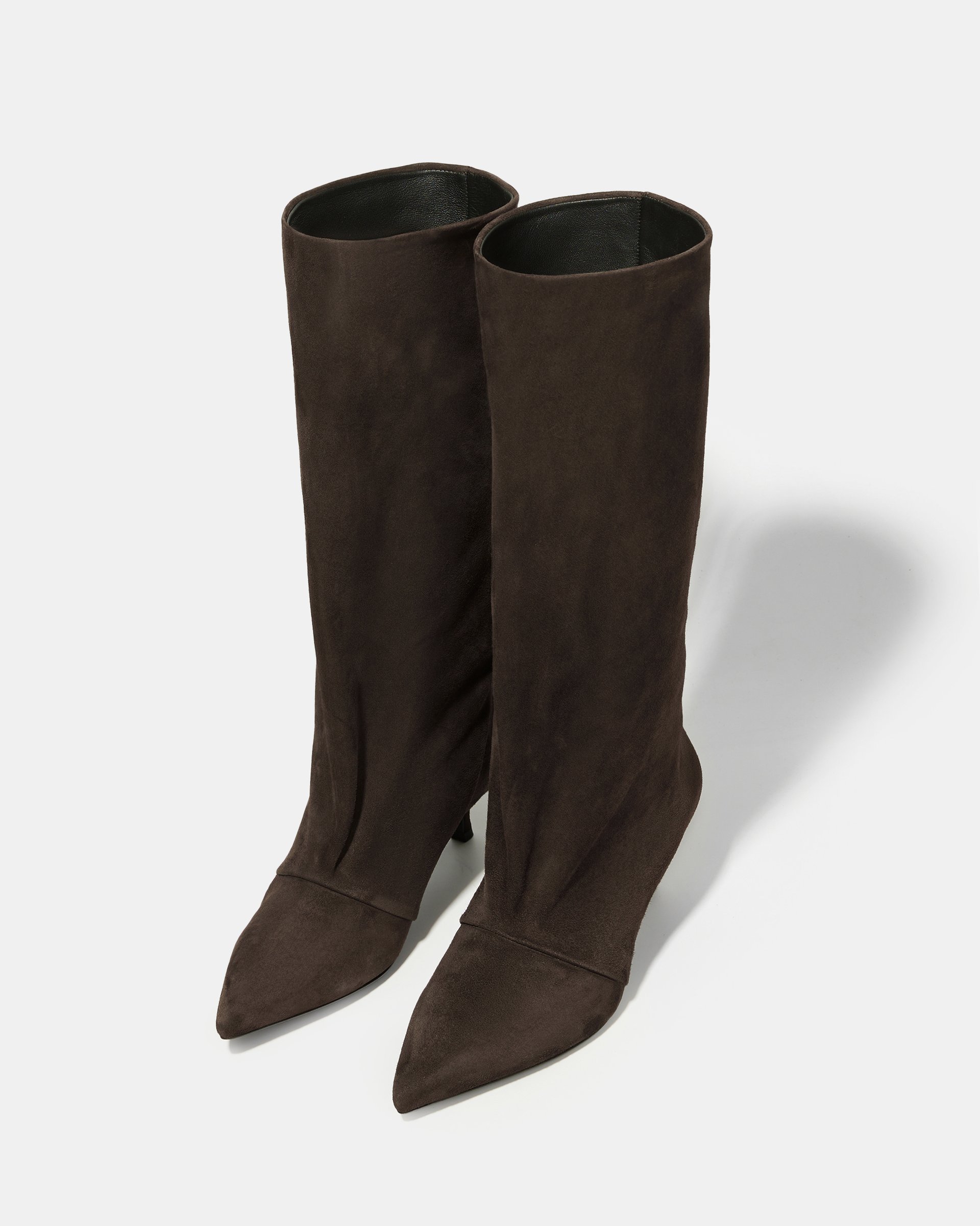 Коричневые замшевые сапоги - Image 2 of 4