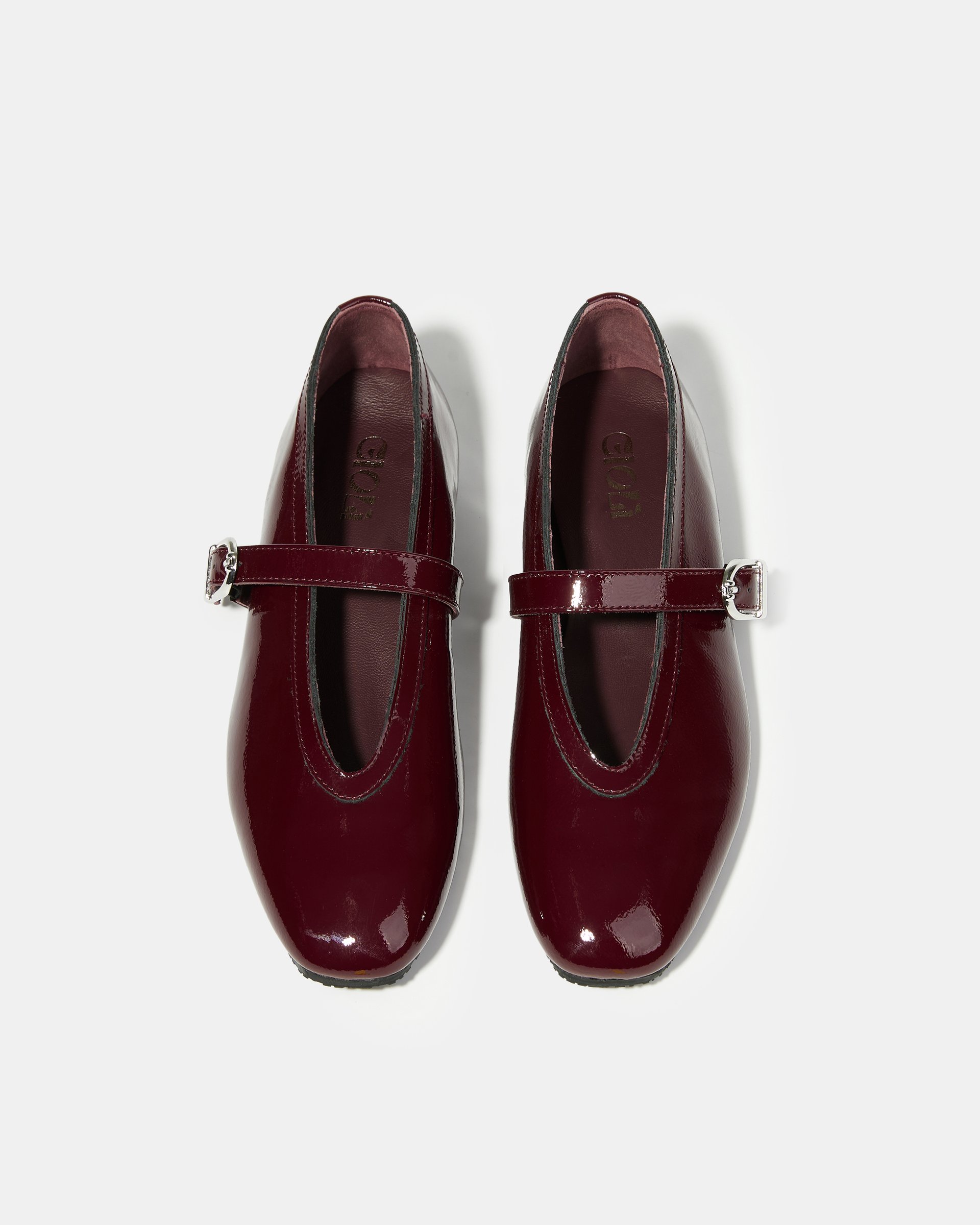 Бордовые лакированные туфли - Image 3 of 5