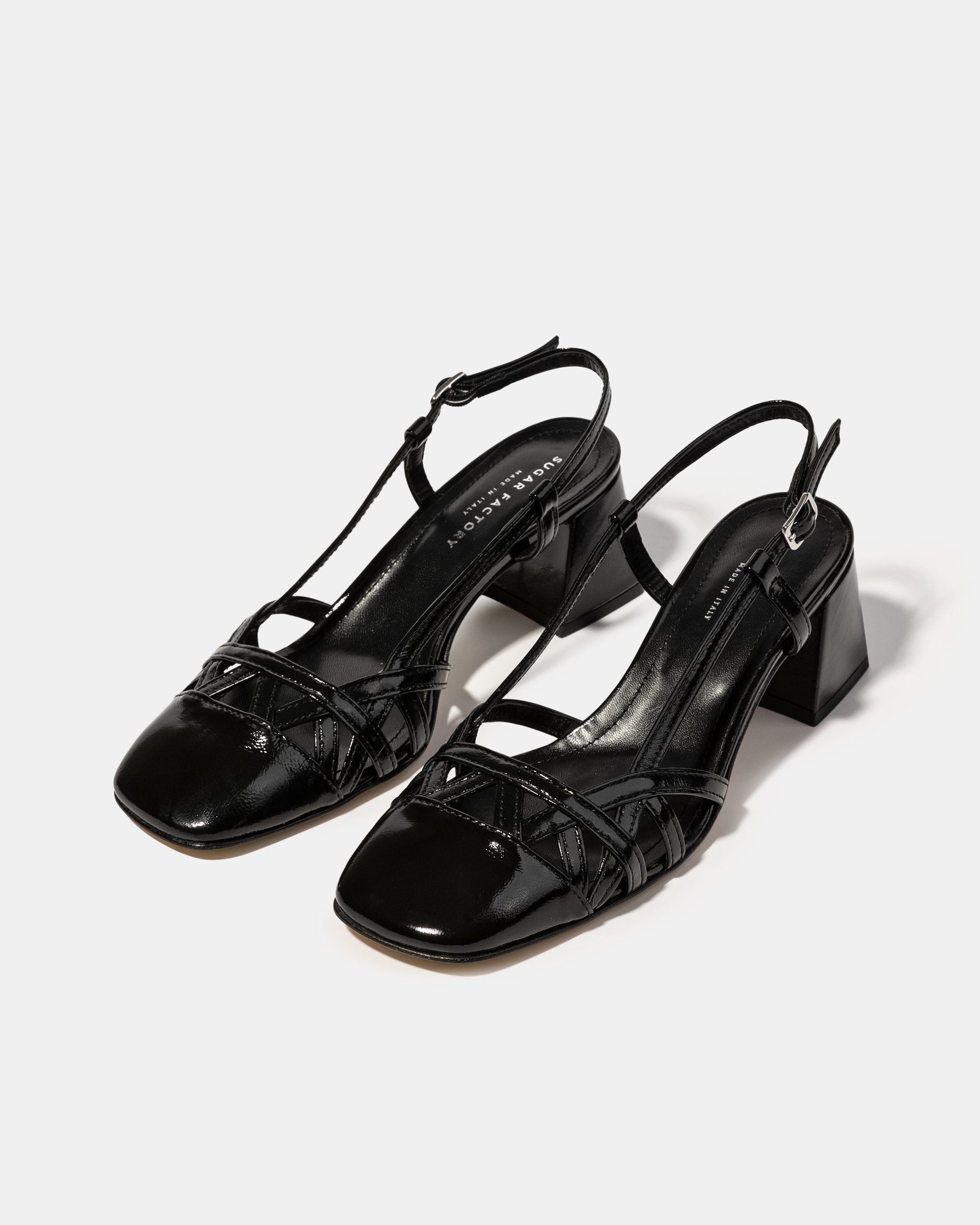 Черные лакированные туфли на каблуке - Image 2 of 4