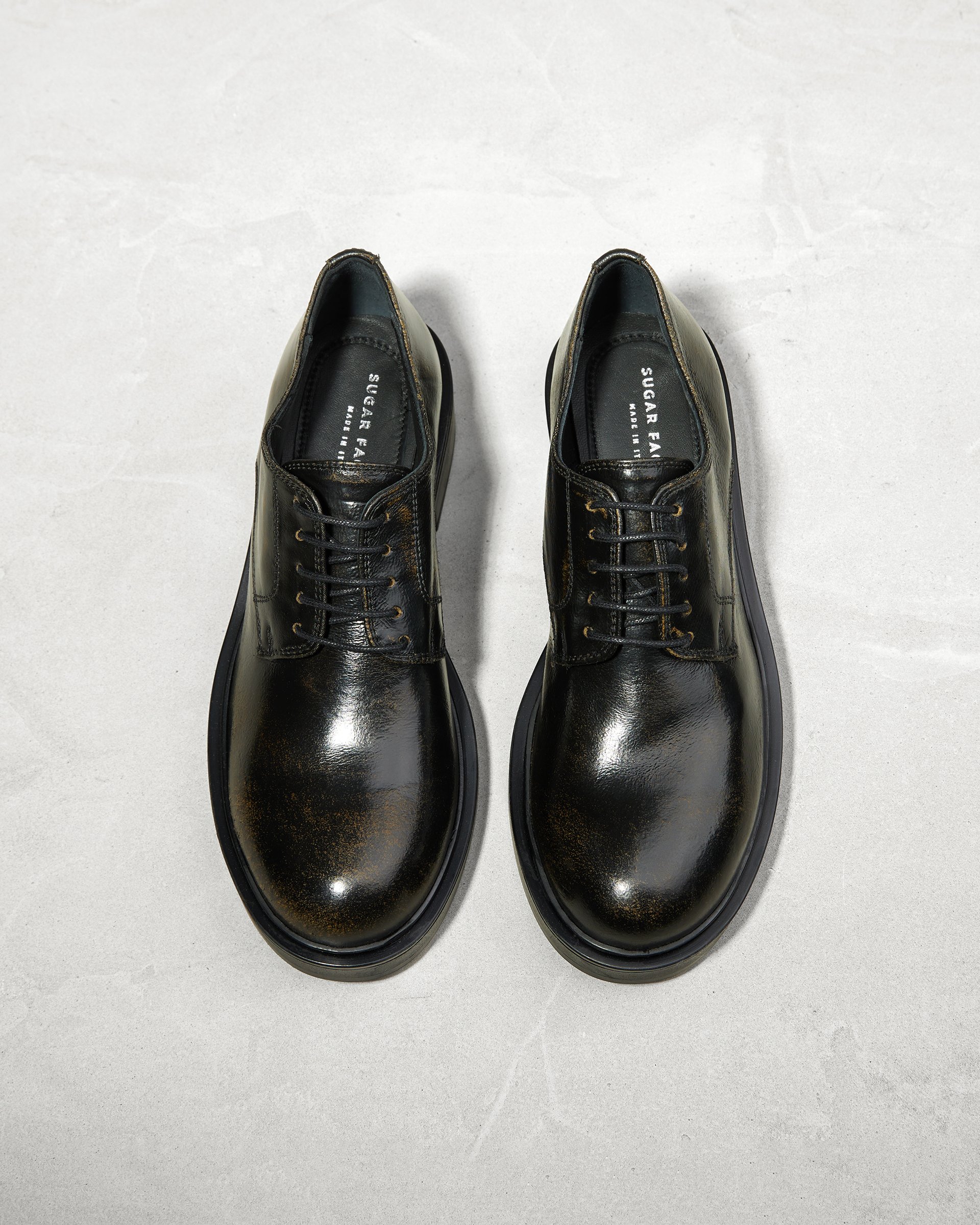 Темно-коричневые кожаные классические туфли - Image 2 of 6