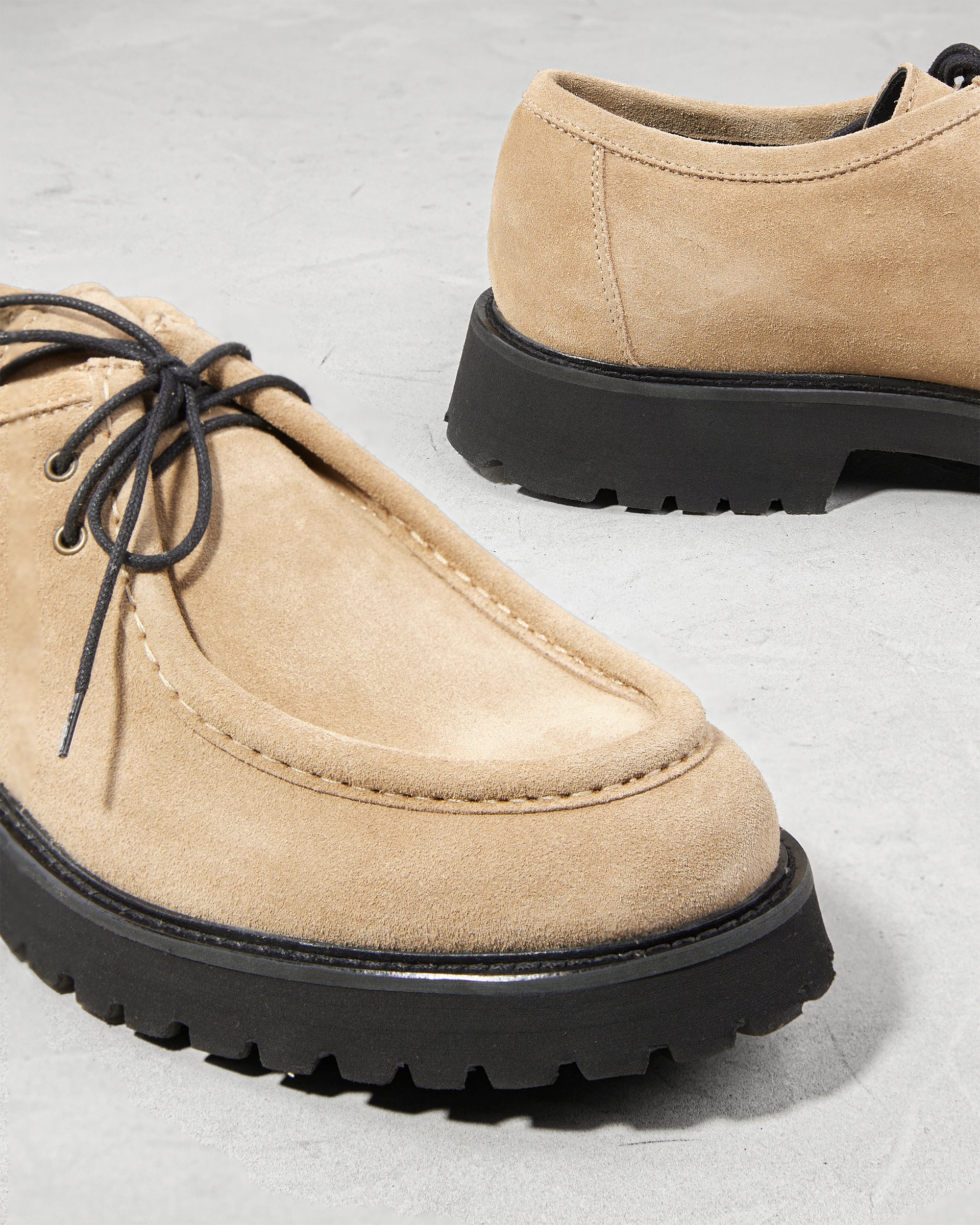 Бежевые замшевые полуботинки - Image 2 of 5