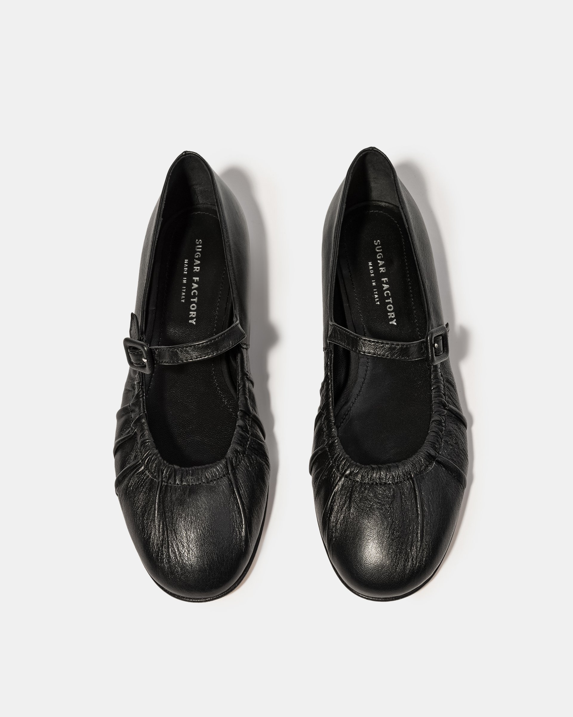 Черные классические балетки из натуральной кожи - Image 3 of 4