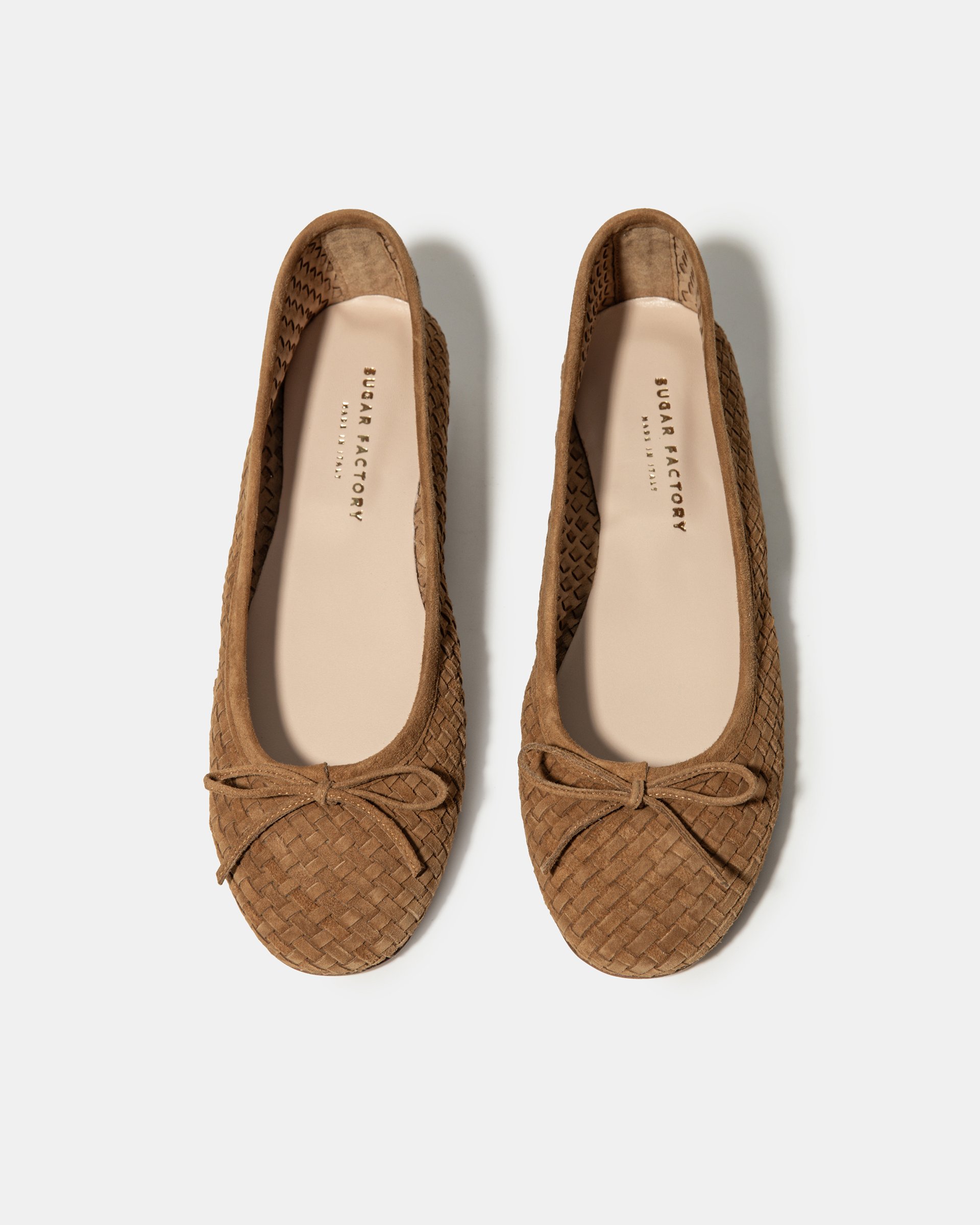 Коричневые балетки с бантиком - Image 3 of 4